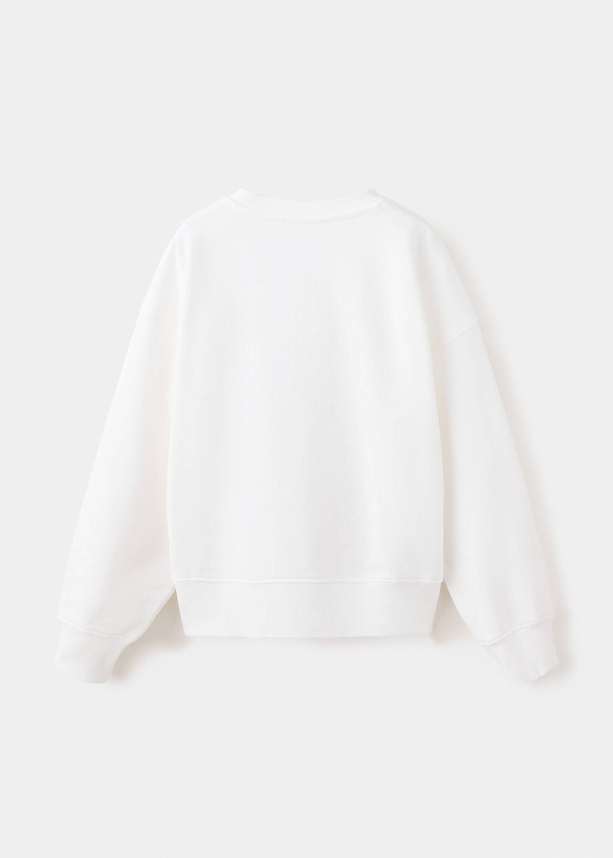 Printed cotton sweatshirt — Off White
