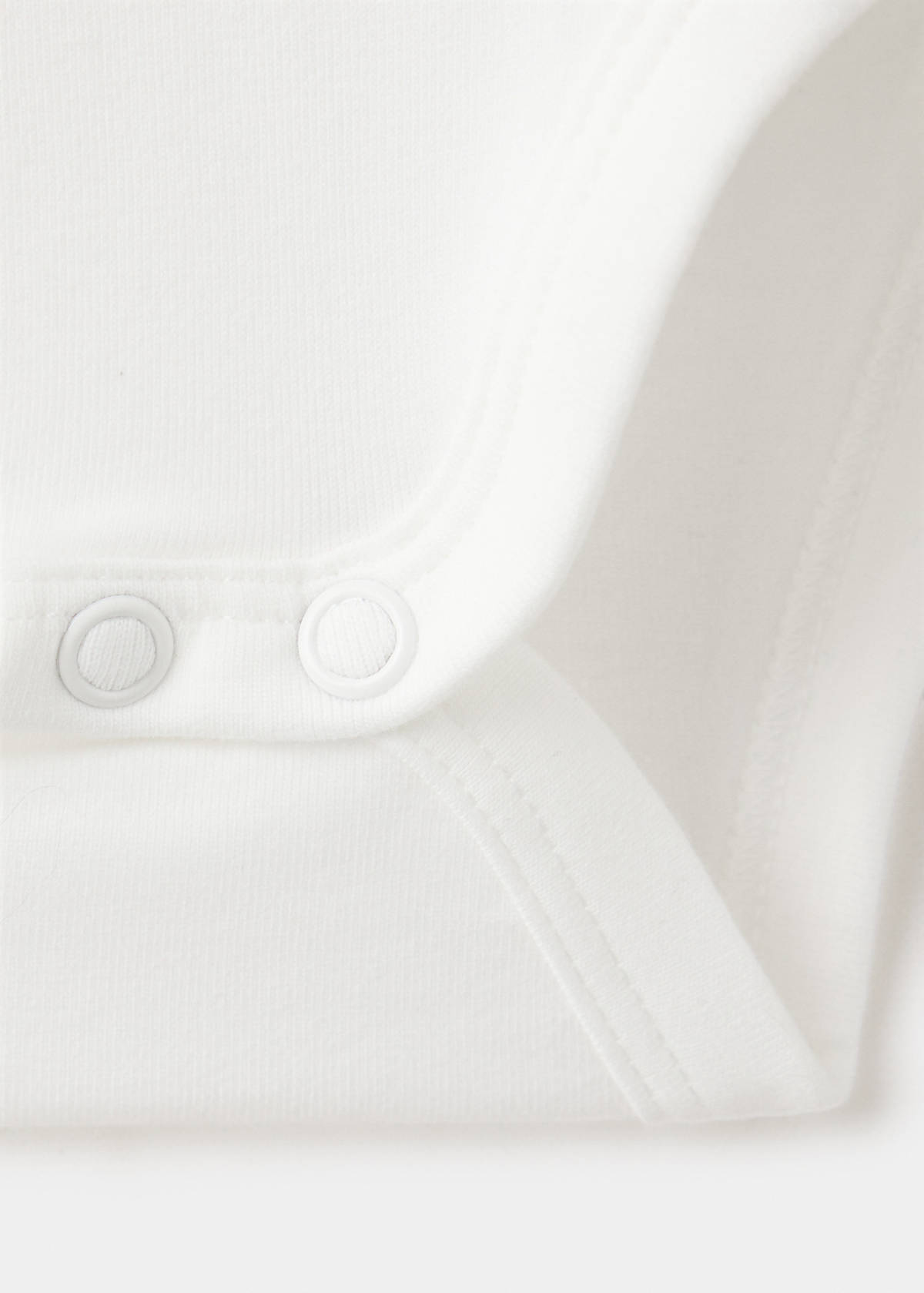 Cotton baby collar playsuit — Off White