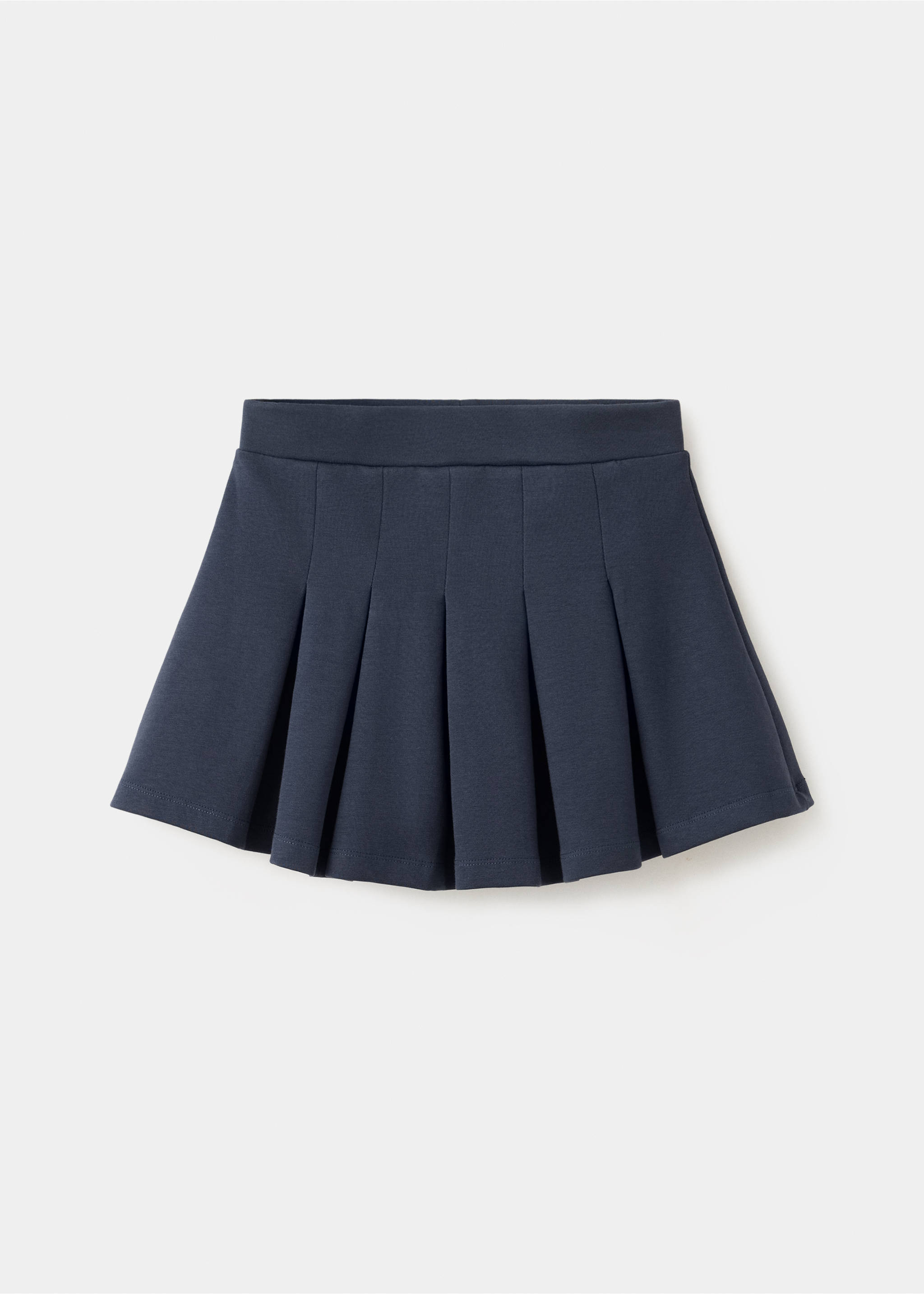 Pleated skirt trousers - Article without model, Navy. Ref: 37073315-00.