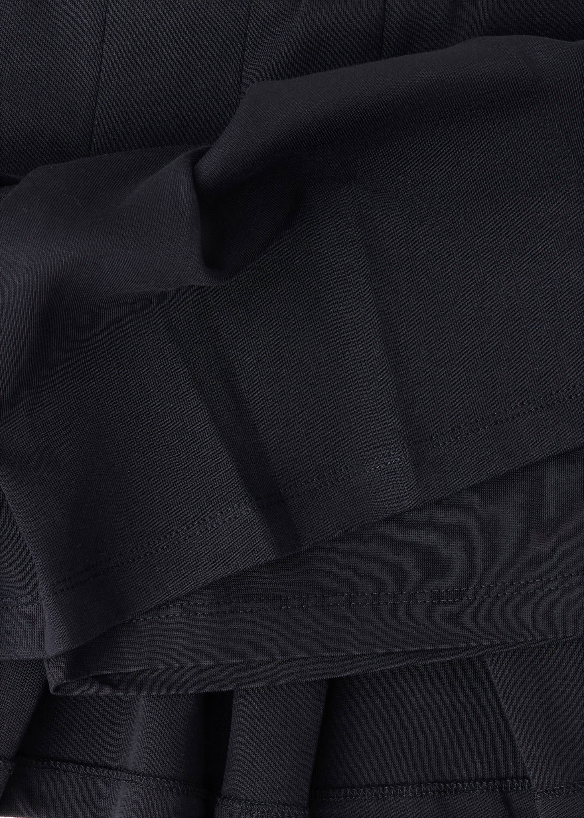 Jupe-short plissée - Détail de l'article 8, Noir. Ref: 37073315-00.