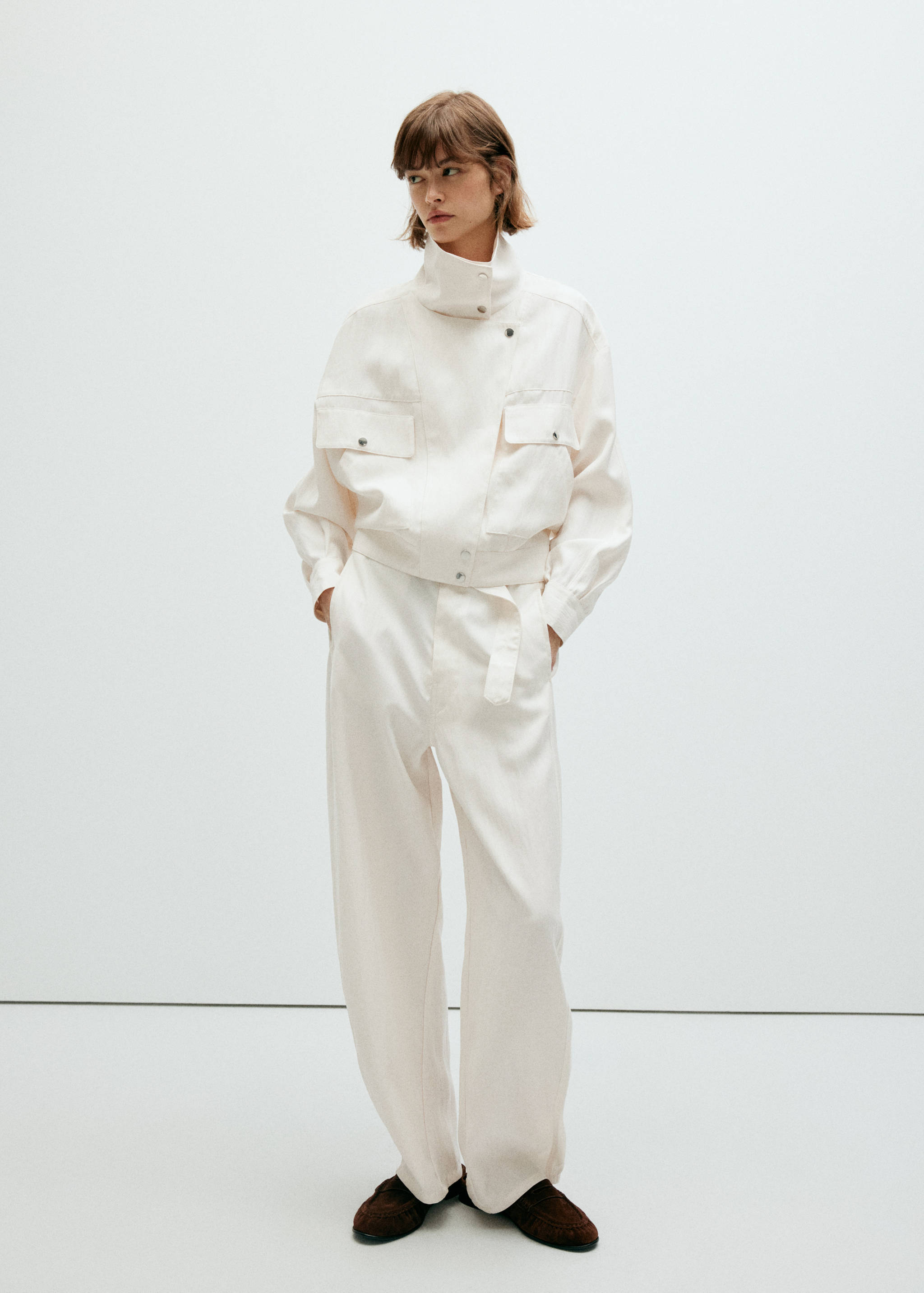Funnel-neck bomber jacket - General plane