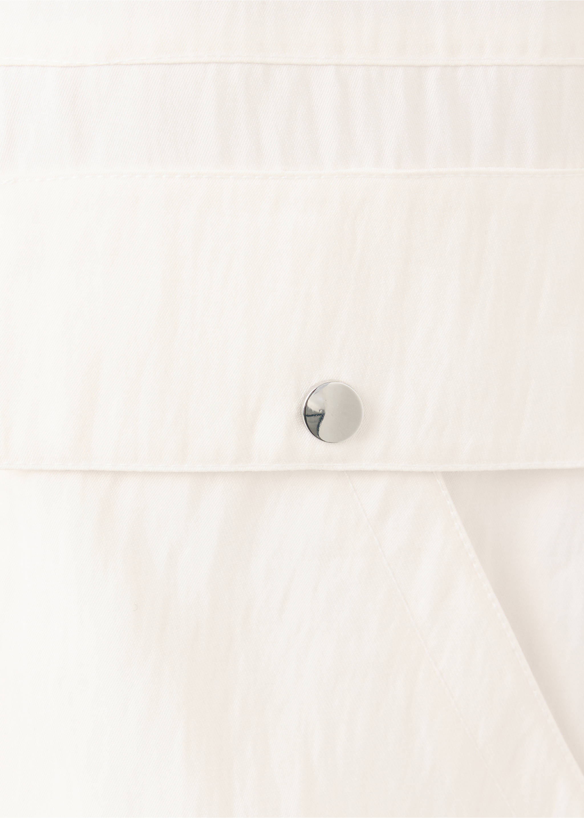 Funnel-neck bomber jacket - Details of the article 0, White. Ref: 37073316-00.