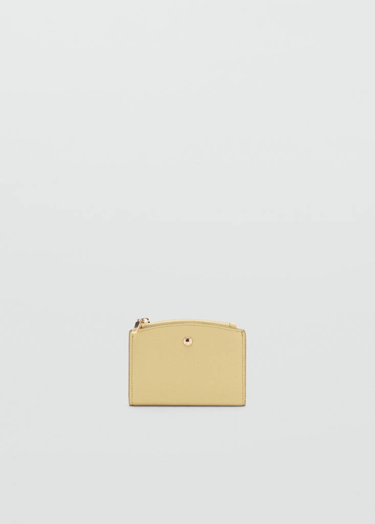 Wallet with button flap — Vanilla