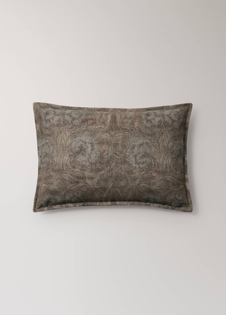 Floral print cushion cover 40x60 cm — Pink