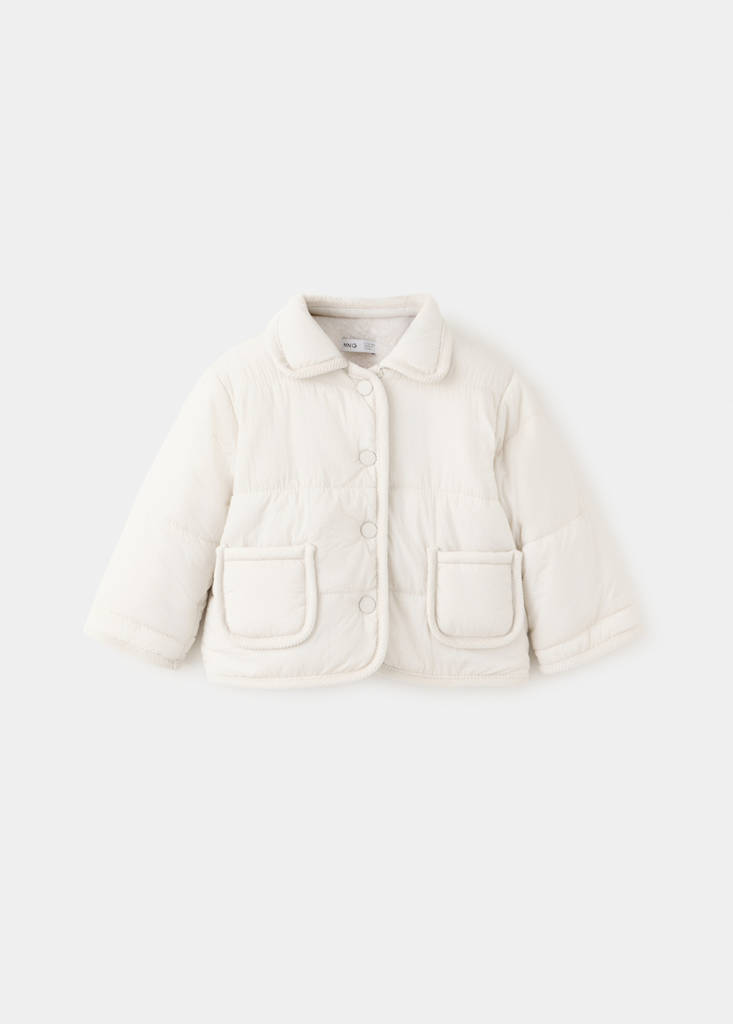 Pocket quilted jacket — Off White