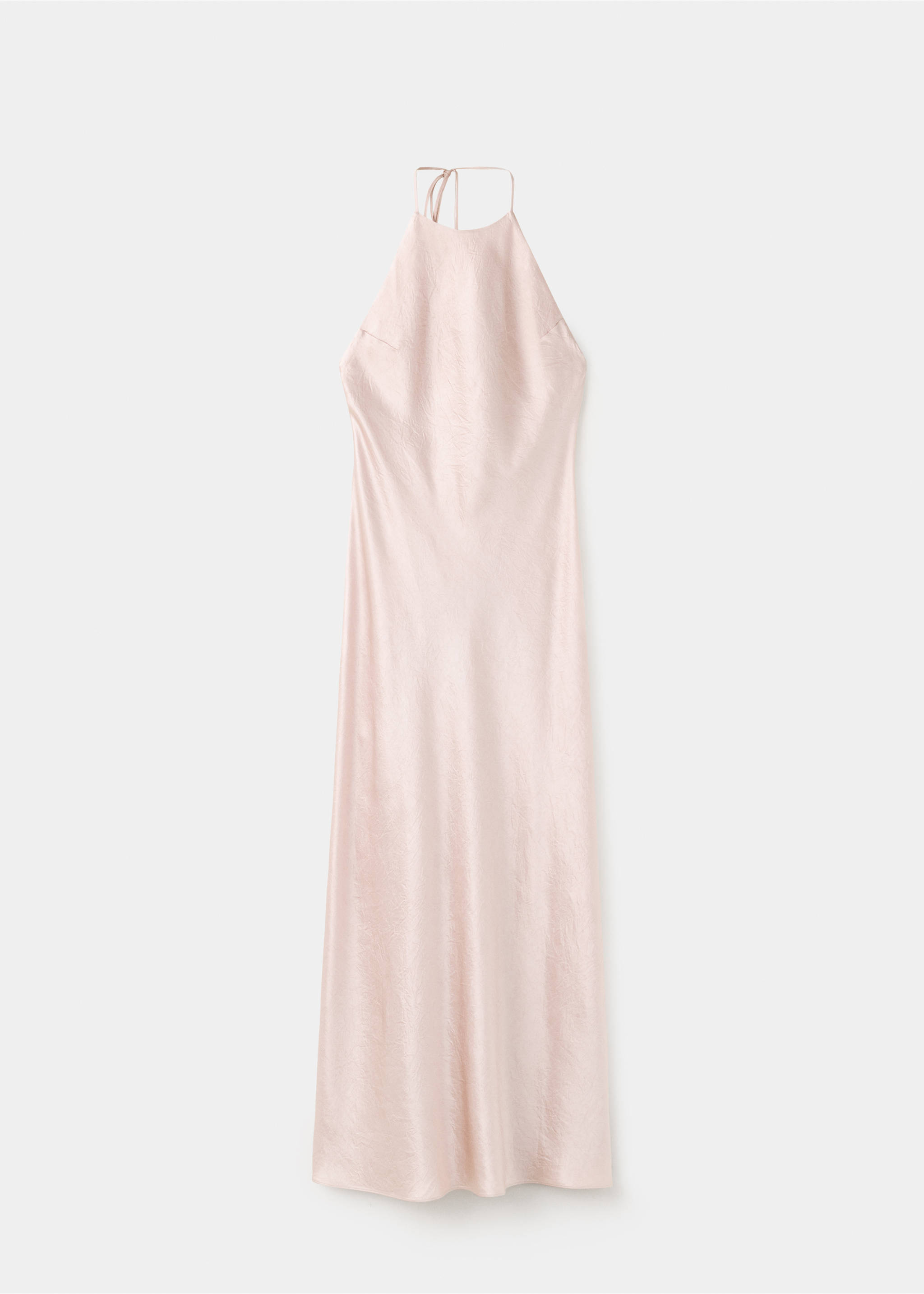 Robe à emmanchures américaines satinée - Article sans modèle, Rose. Ref: 37073858-00.