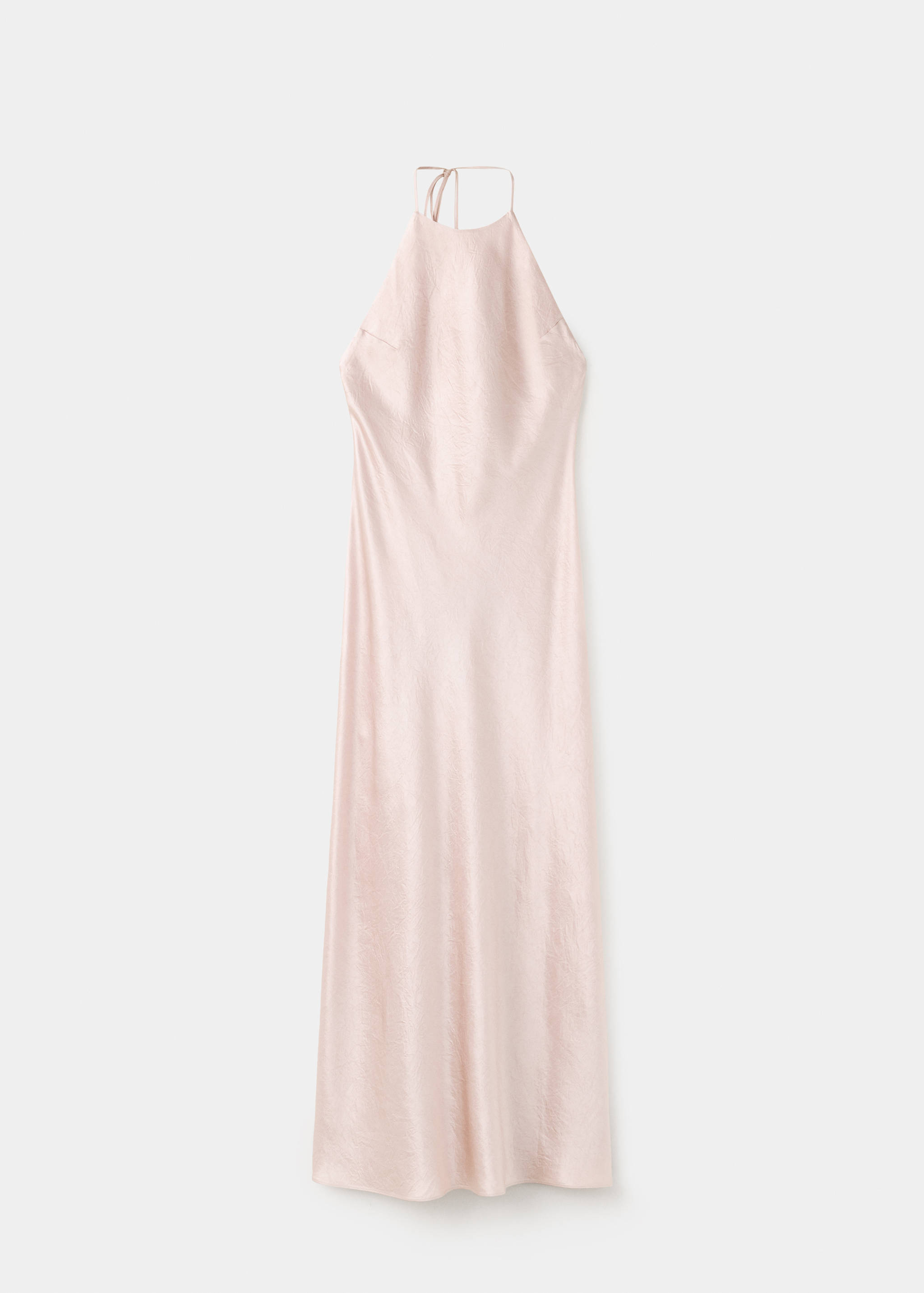Robe à emmanchures américaines satinée - Article sans modèle