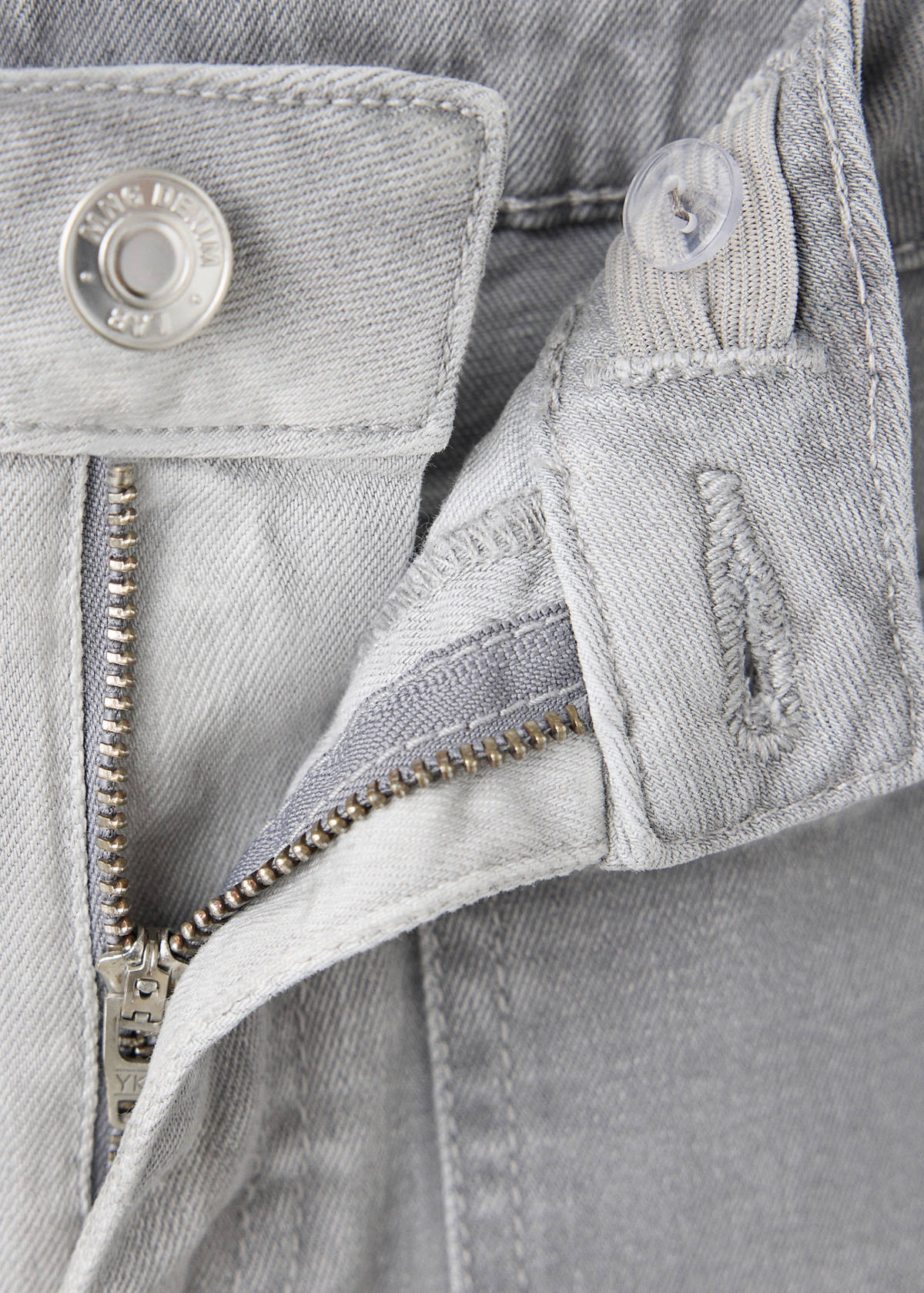 Flared jeans with pocket — Denim Grey