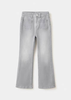 Flared jeans with pocket — Denim Grey 1