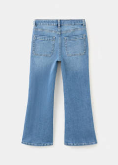 Flared jeans with pocket — Medium Blue 5