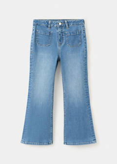 Flared jeans with pocket — Medium Blue 3