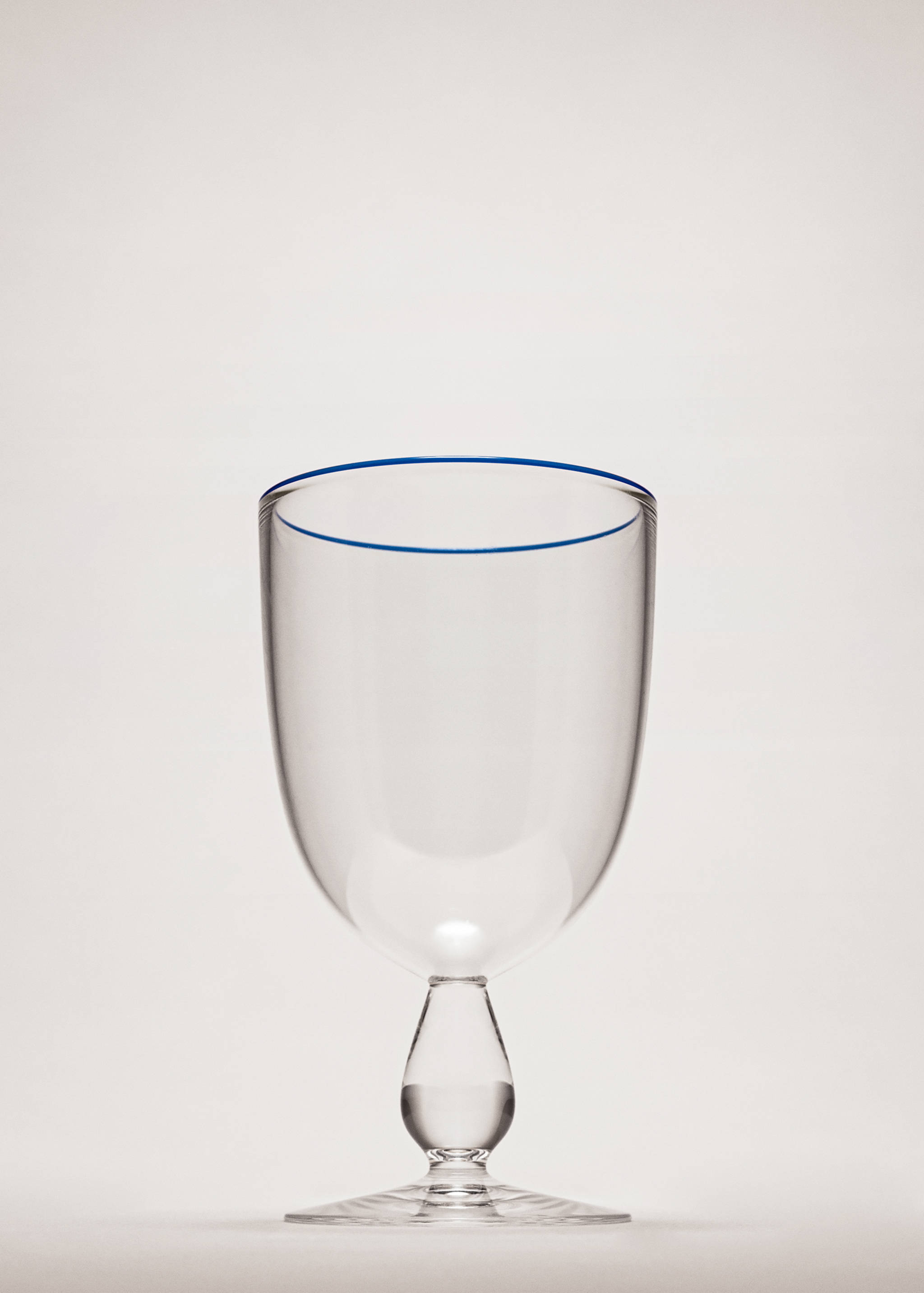 Borosilicate glass with coloured rim - General plane