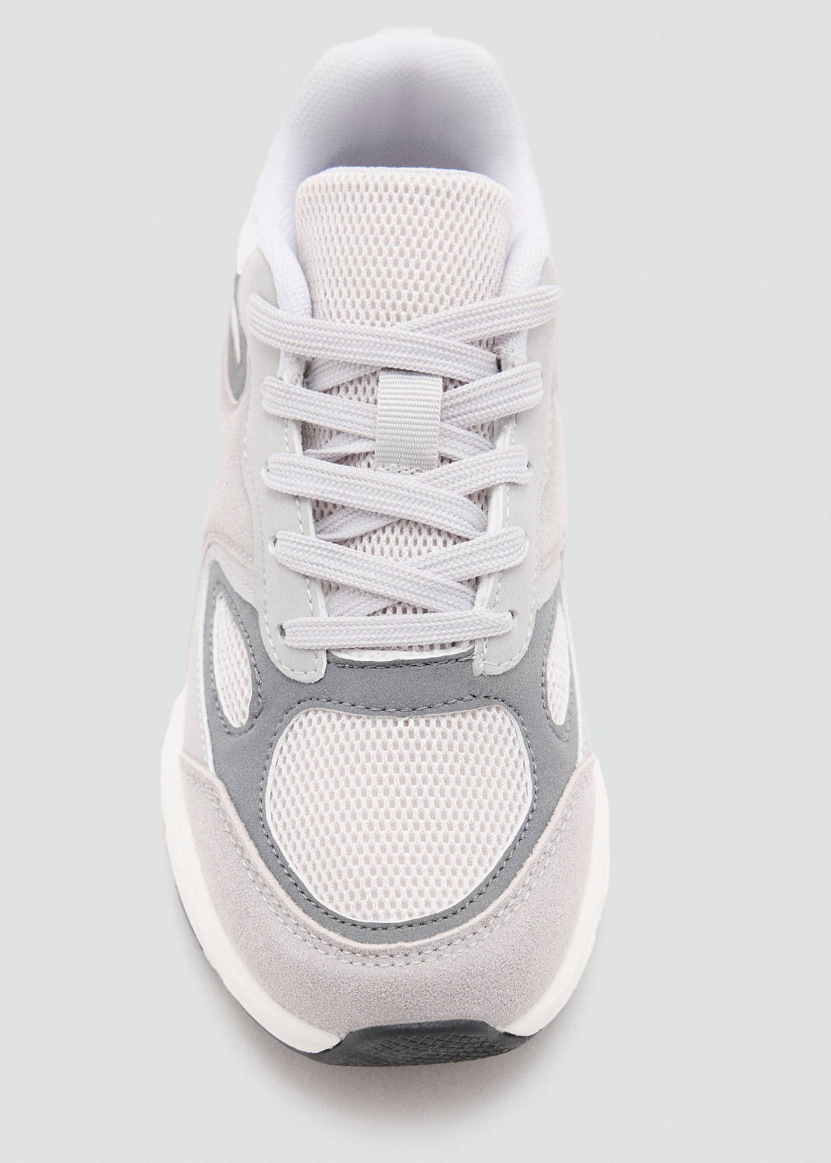 Combined trainers with laces — Grey