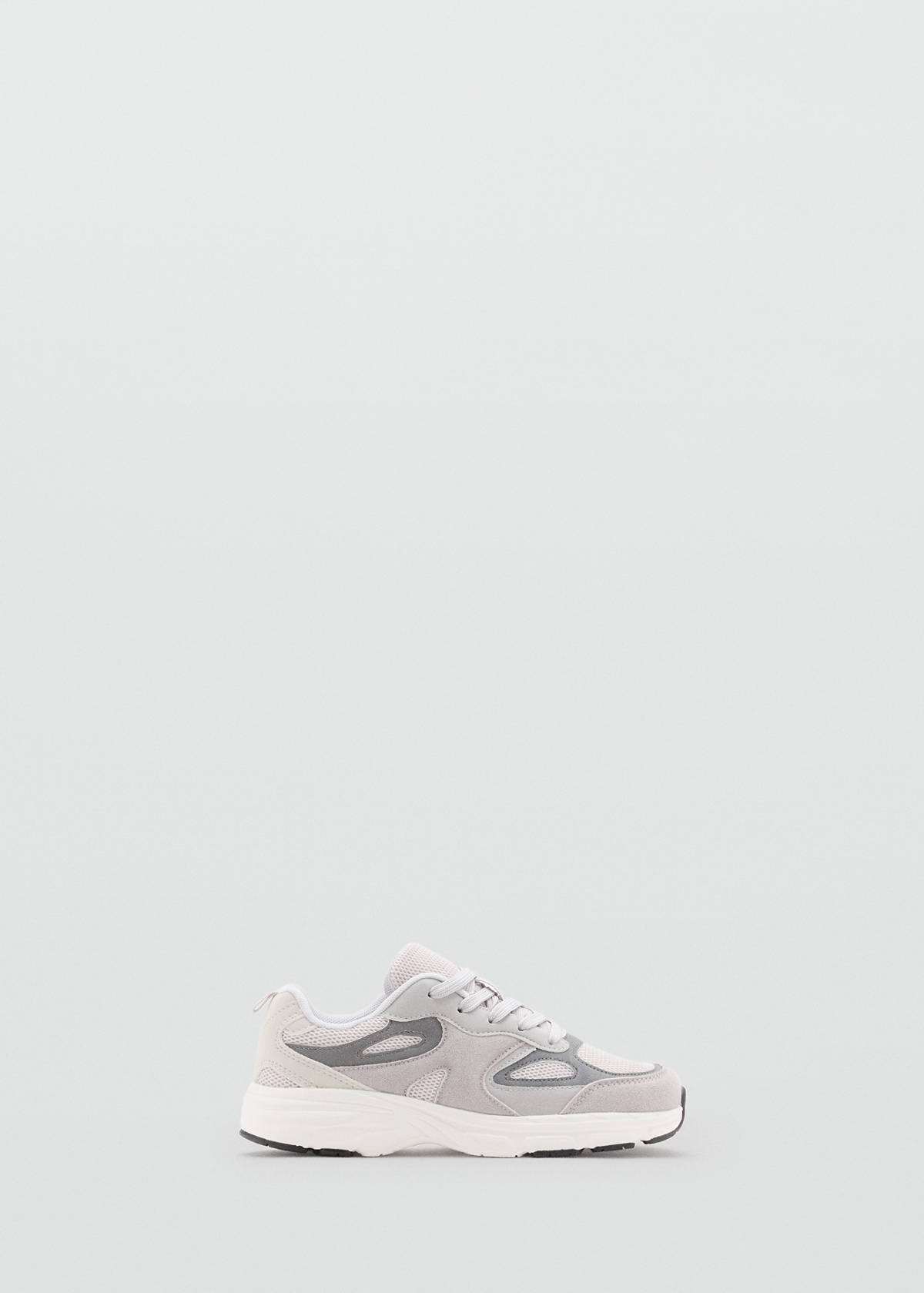 Combined trainers with laces — Grey