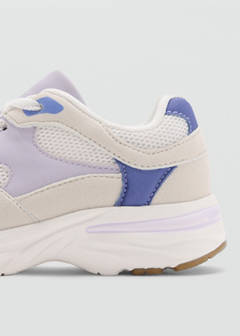Elastic lace-up trainers — Light/Pastel Purple 3