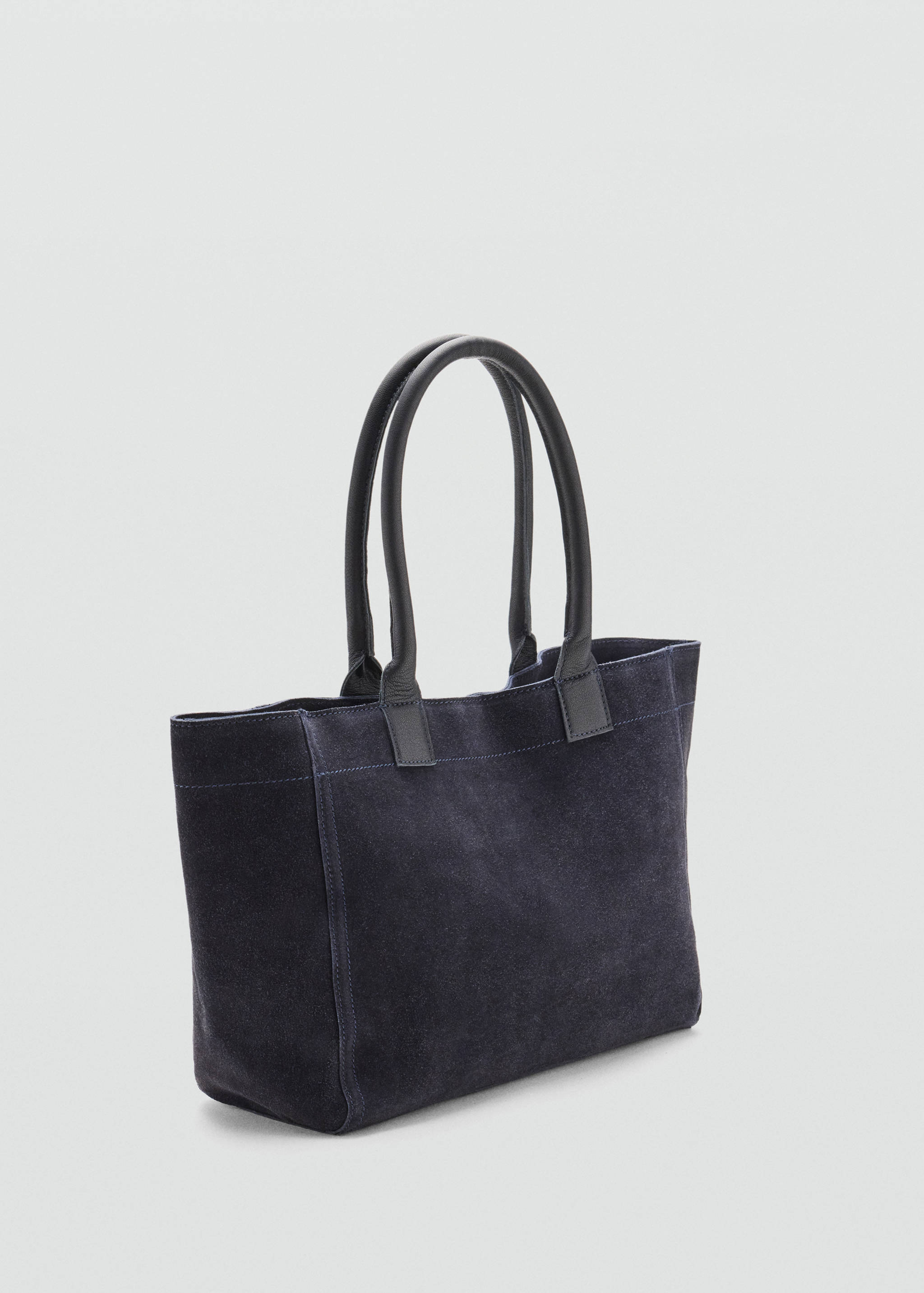 100% split leather bag - Medium plane