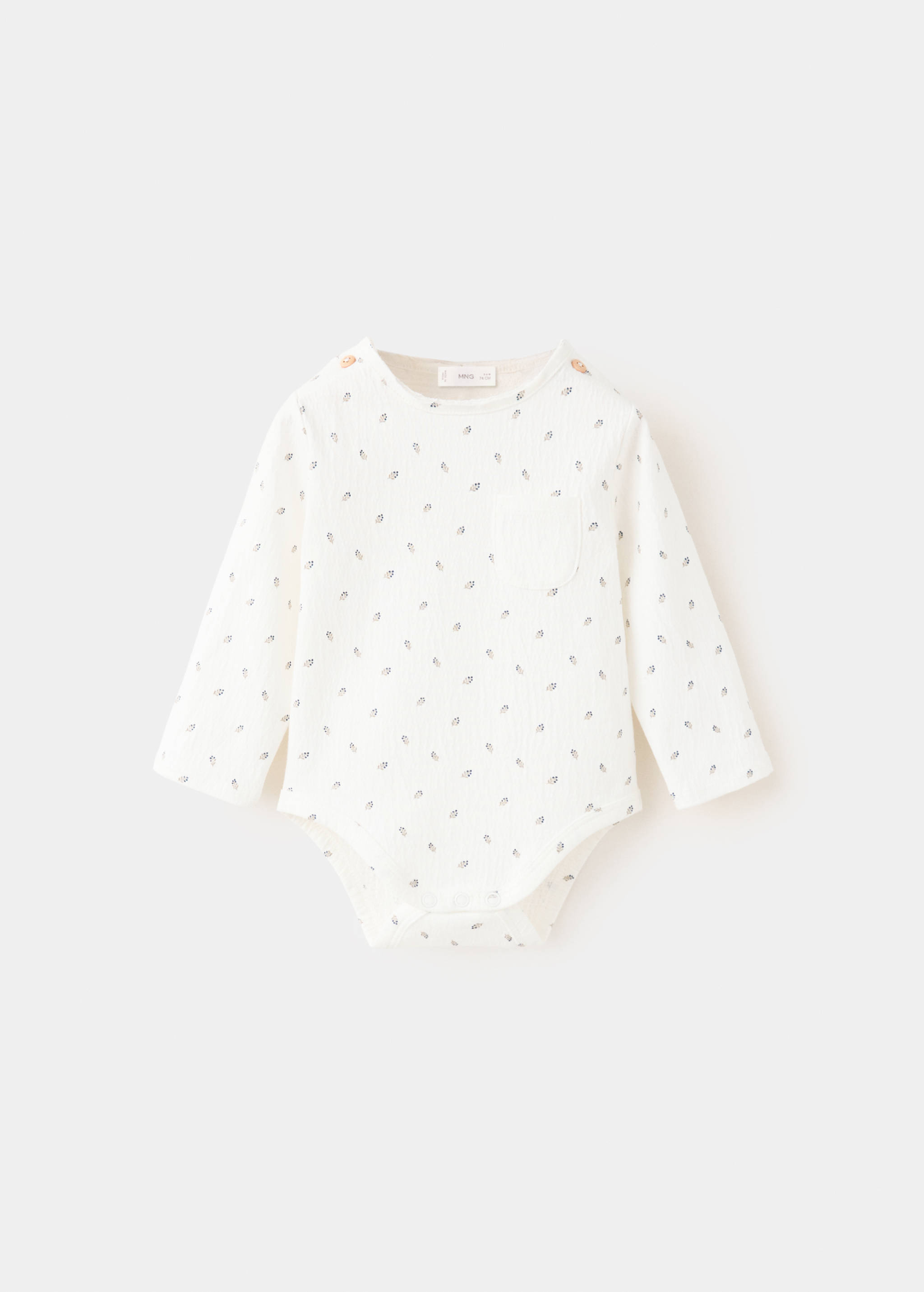 Leaf print bodysuit - Article without model