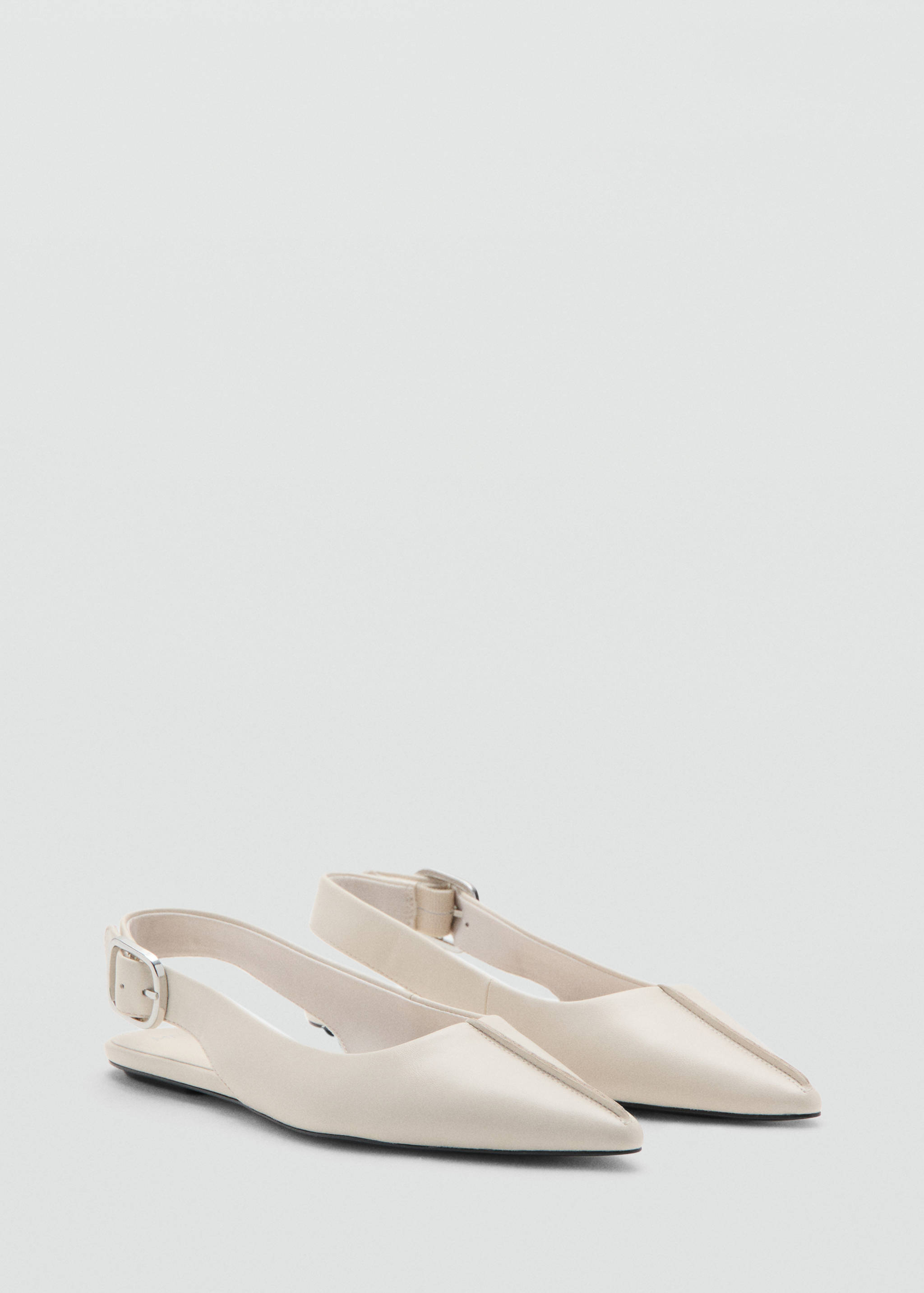 Buckle flat shoes - Medium plane