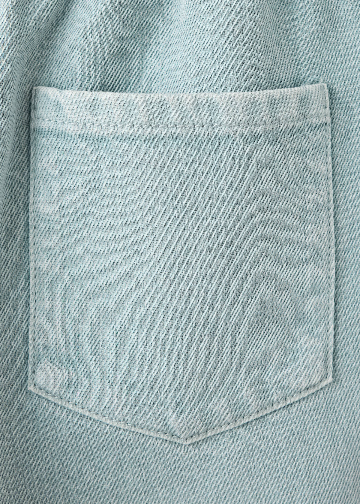 Straight-fit trousers with elastic waist — Blue