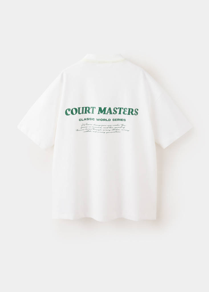 Printed oversize t-shirt — White