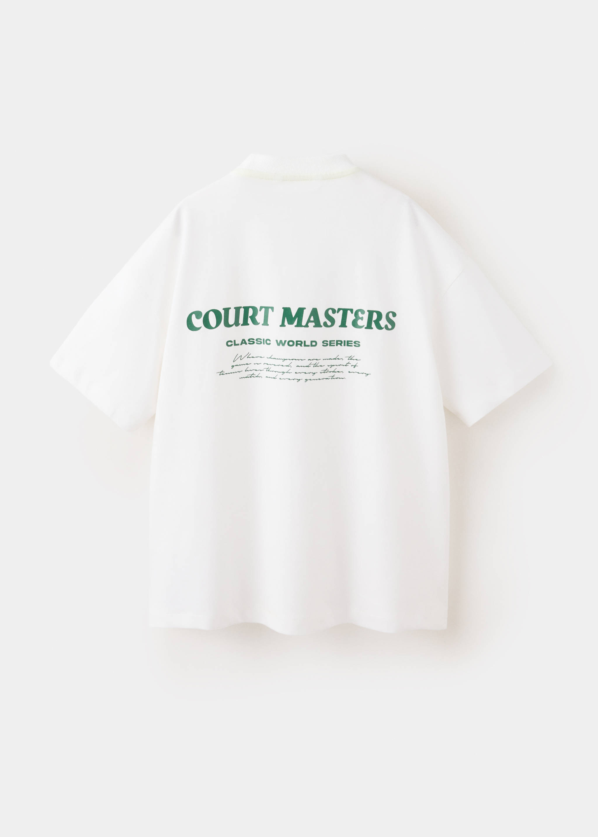 T-shirt oversize imprimé - Verso de l’article