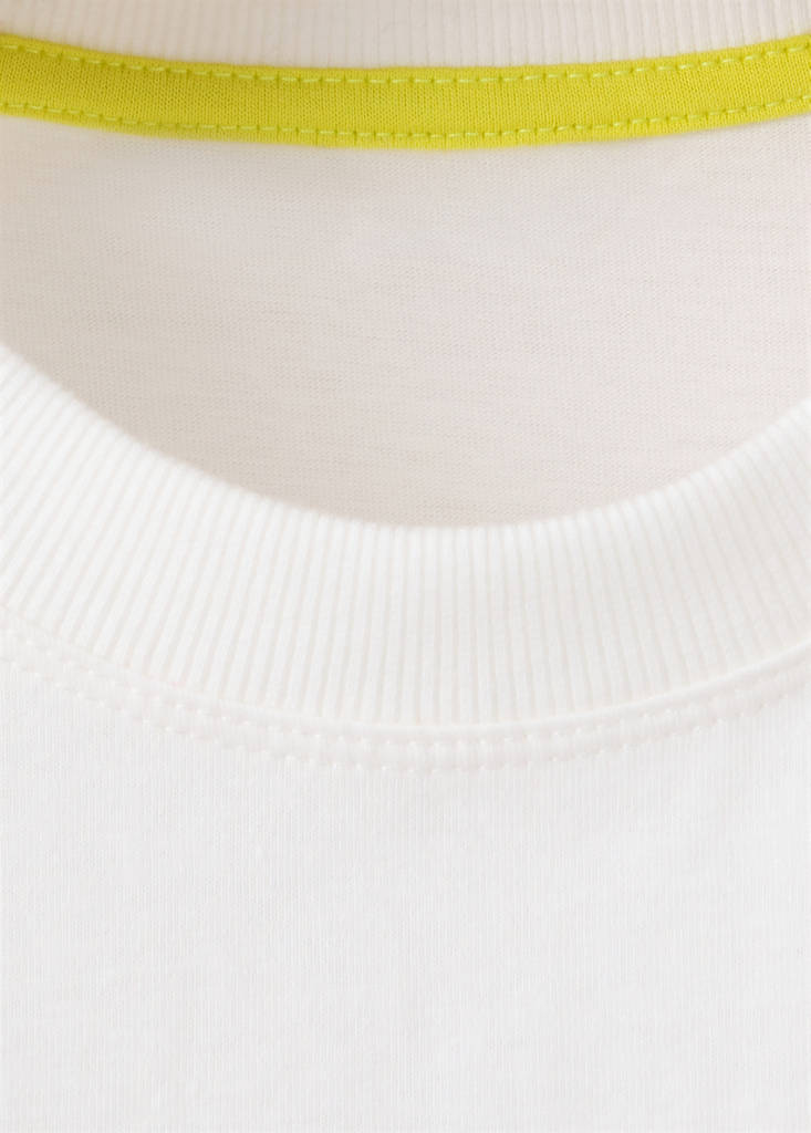 Printed oversize t-shirt — White