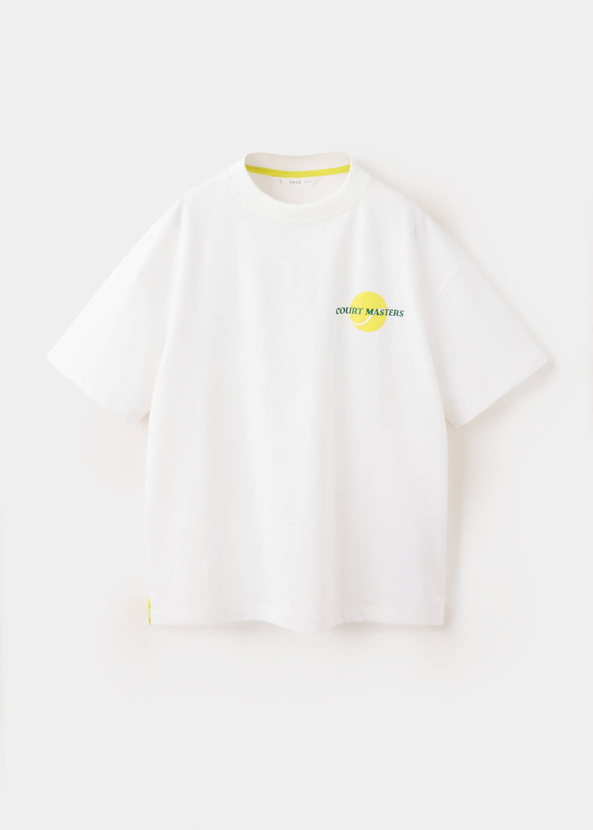 Printed oversize t-shirt — White
