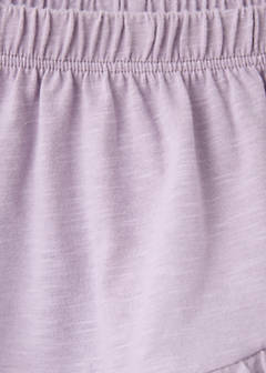 Ruffled cotton skirt — Lilac 5