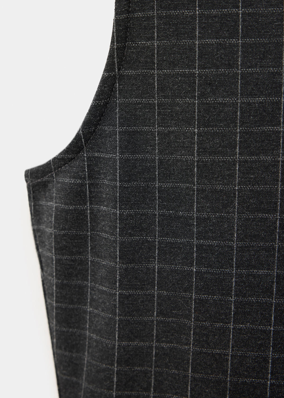 Flared knit dress — Grey