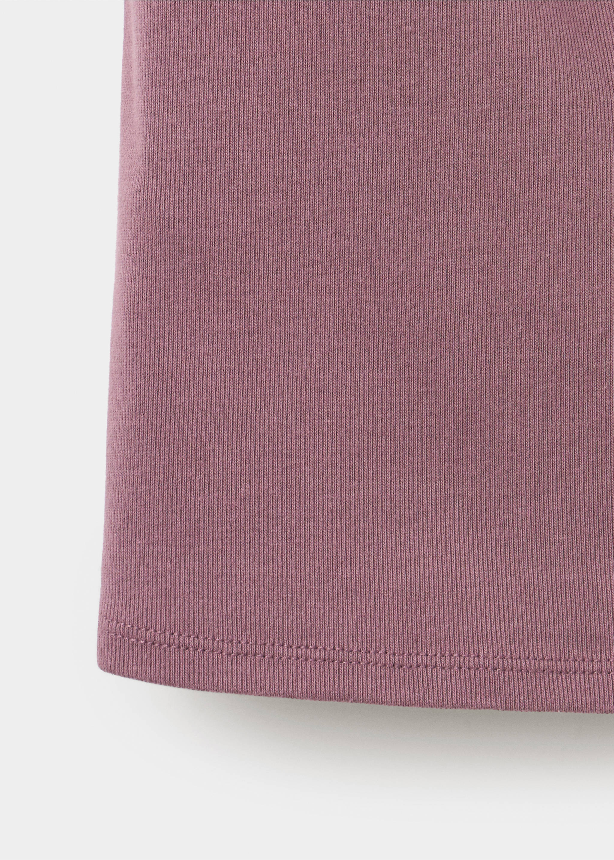 Boat neck top with decorative buttons - Details of the article 0, Light/Pastel Purple. Ref: 37074072-00.