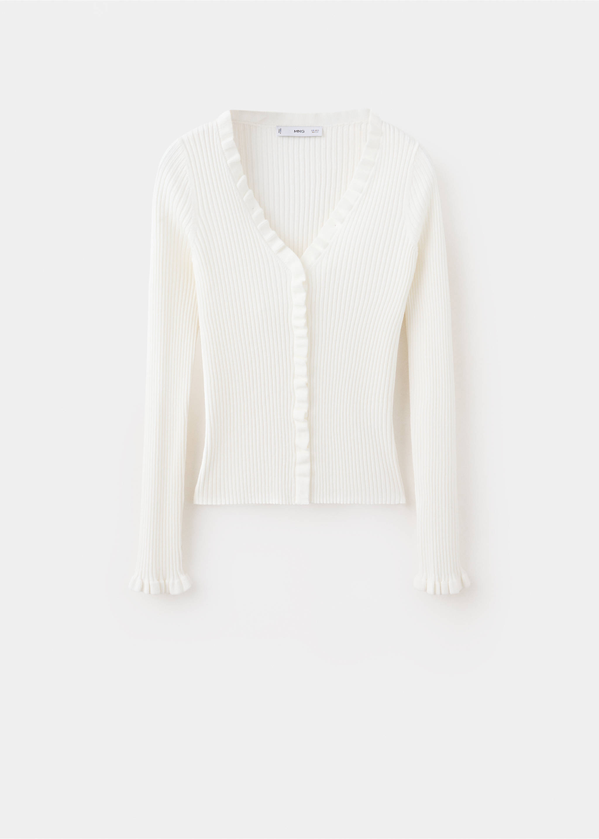 Cardigan azucena - Article without model, Ecru. Ref: 37074073-00.