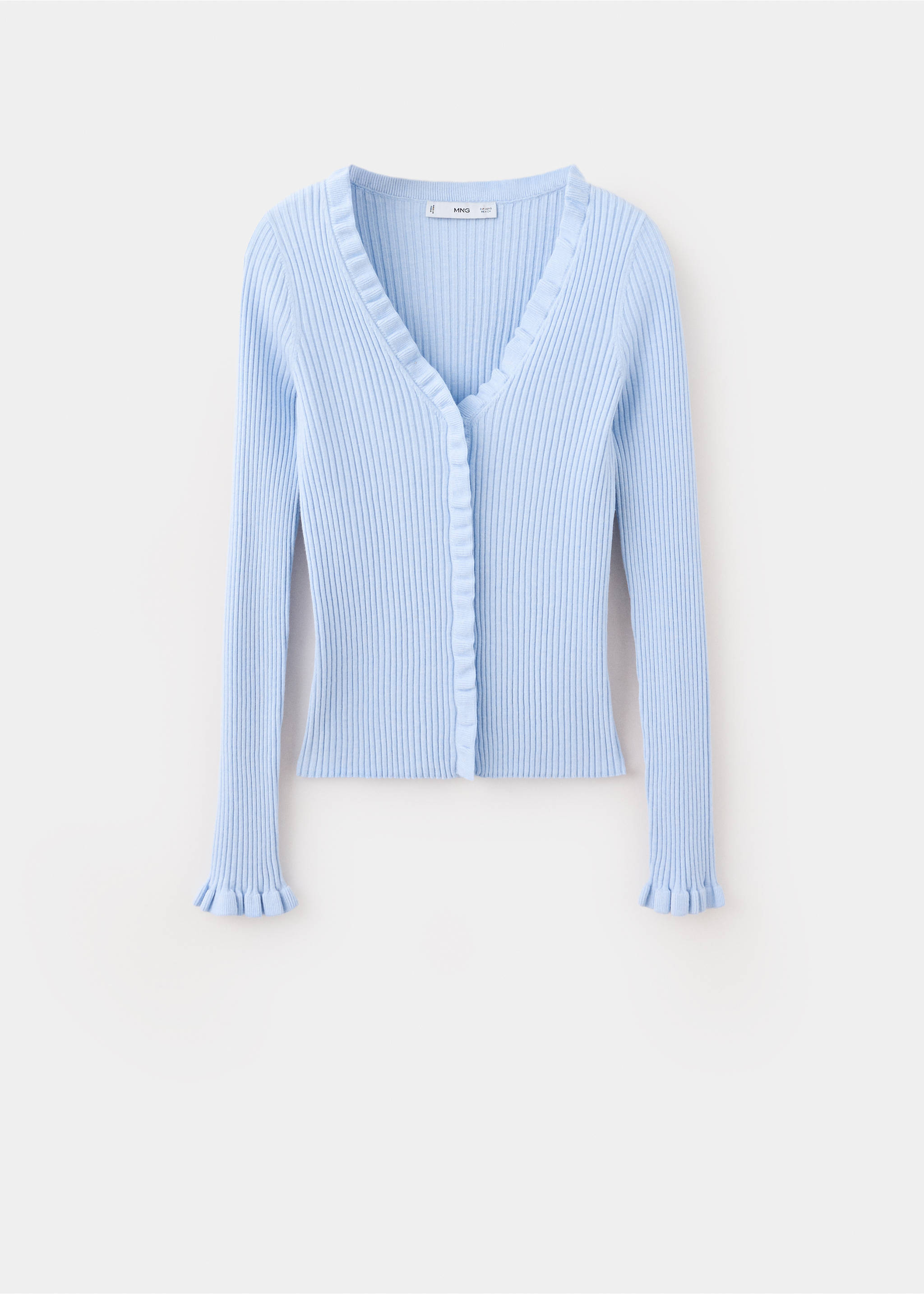 Cardigan azucena - Article without model, Sky Blue. Ref: 37074073-00.