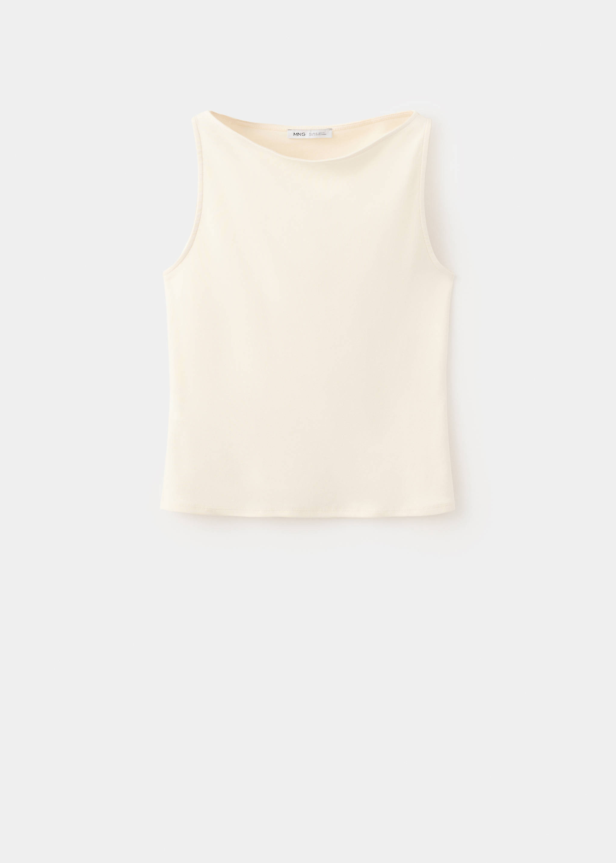 Boat-neck top - Article without model