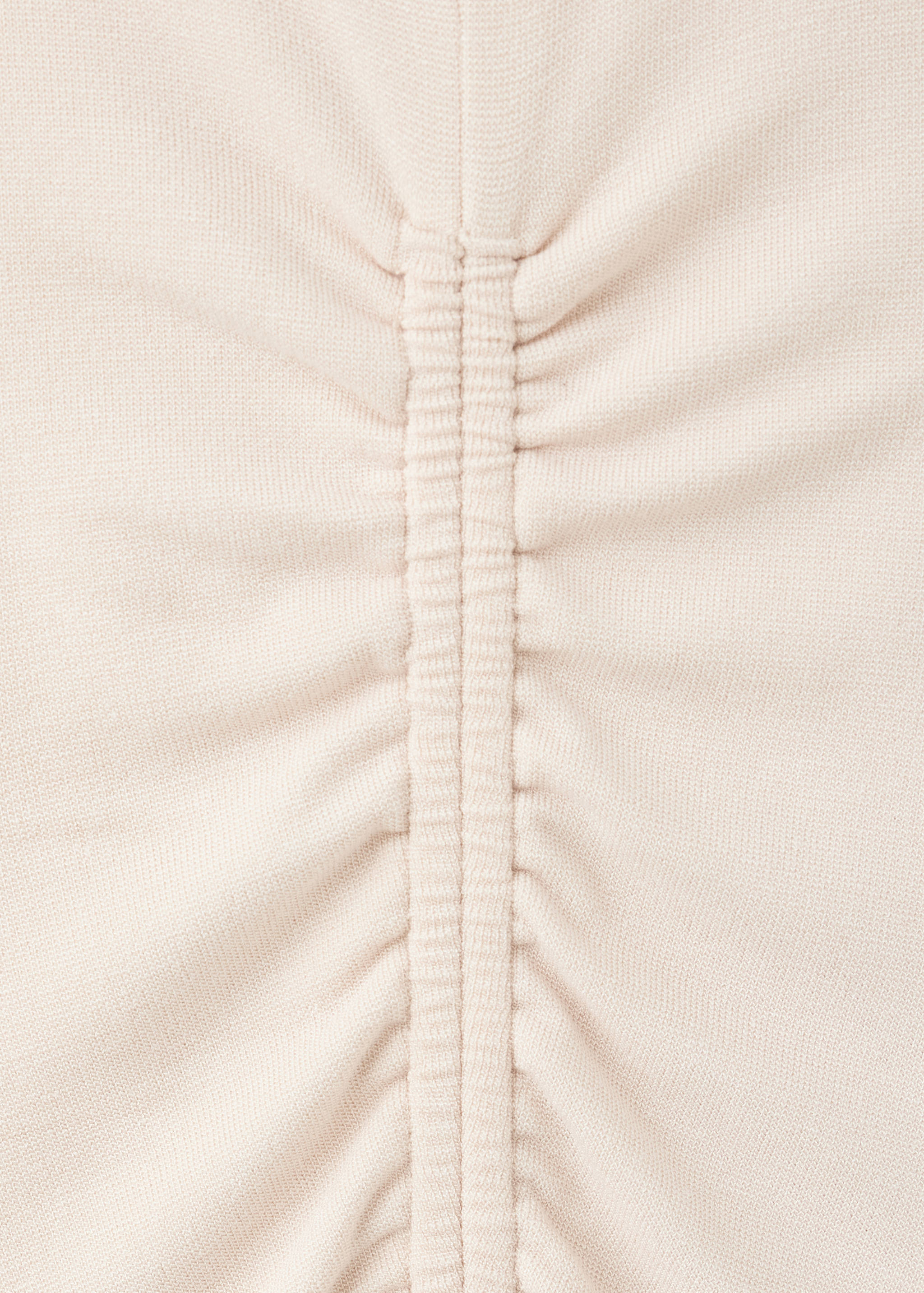 Fluid knit dress with gathered detail - Details of the article 8