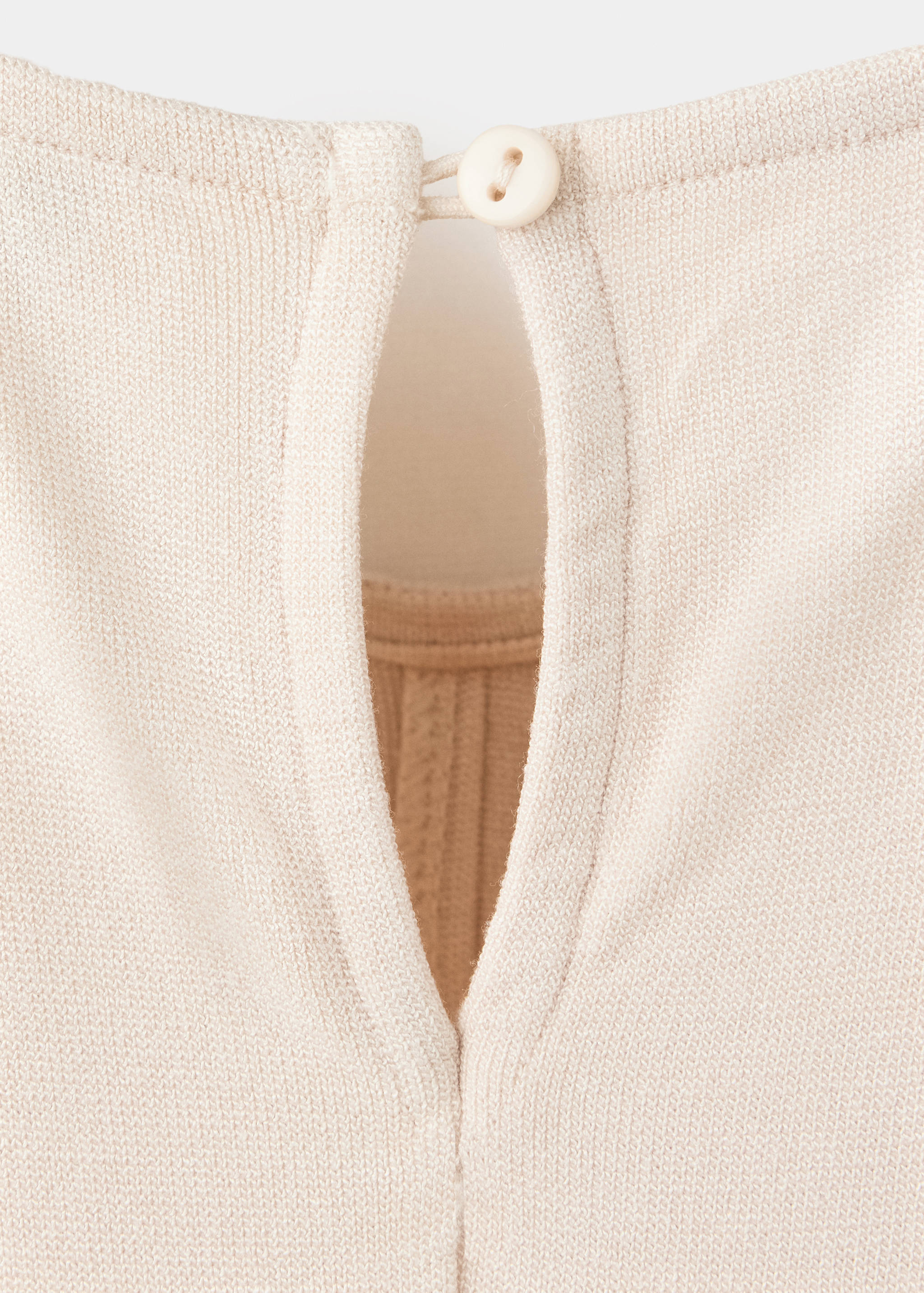 Fluid knit dress with gathered detail - Details of the article 0