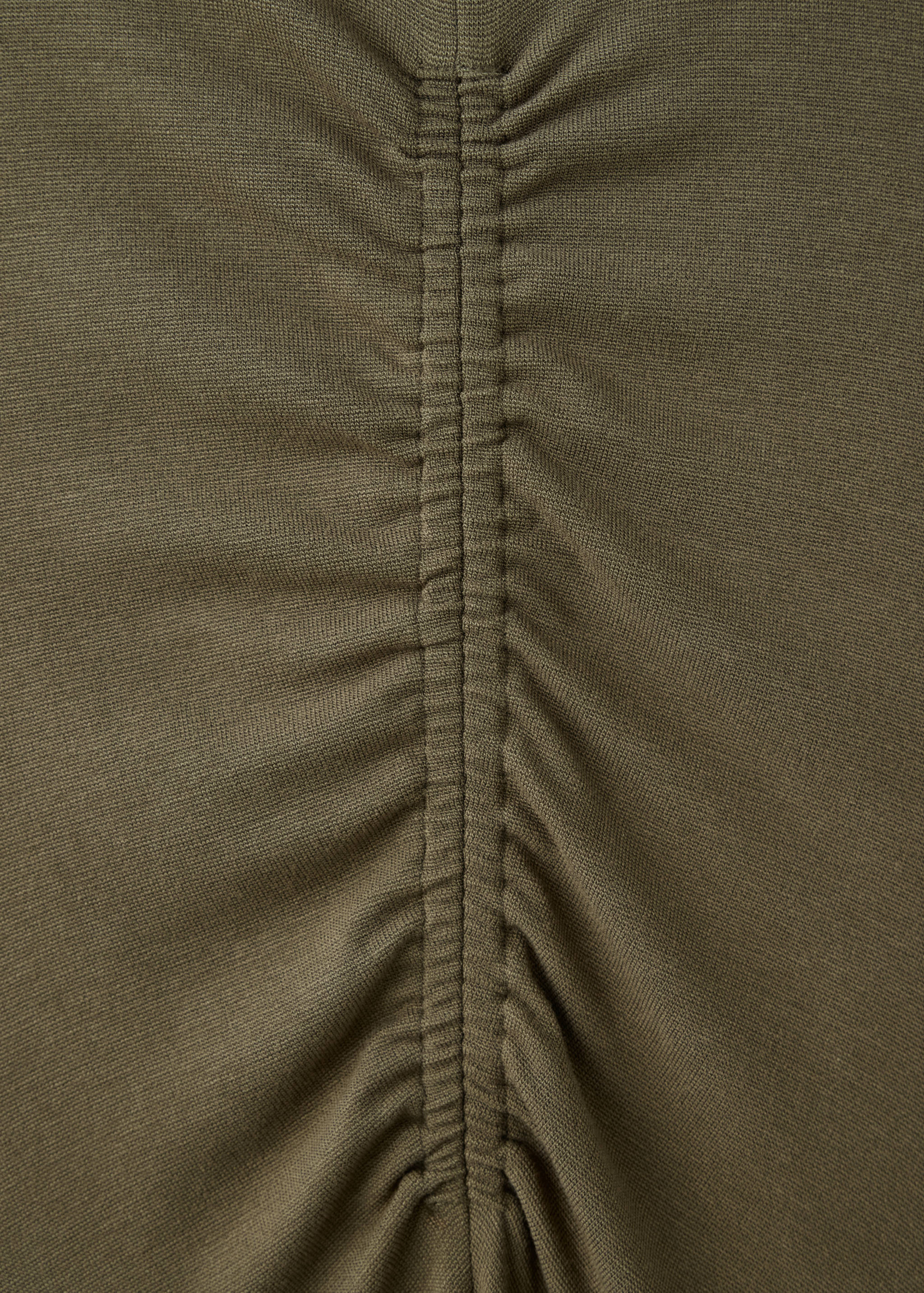 Fluid knit dress with gathered detail - Details of the article 8