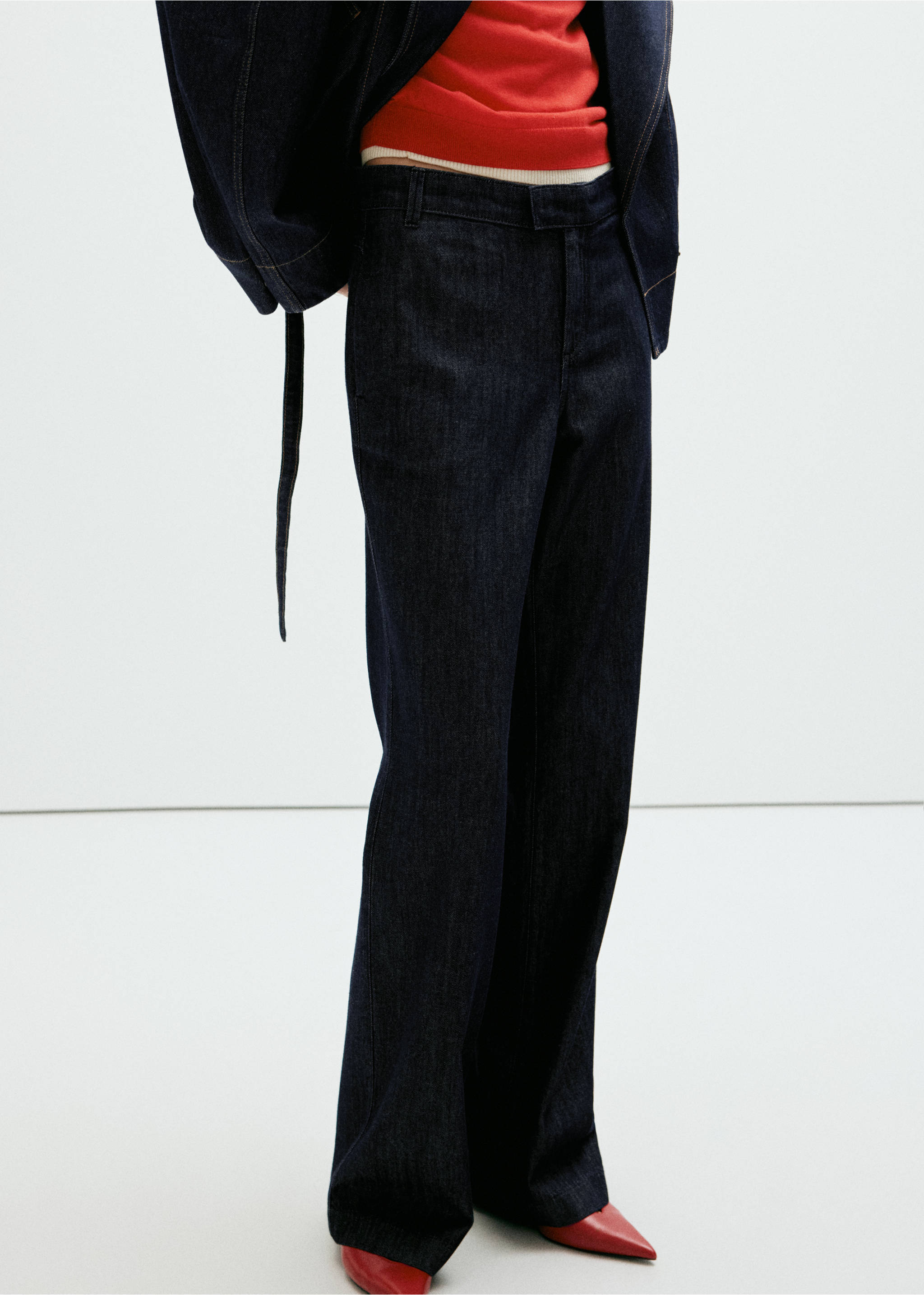 Mid-rise denim jeans - Medium plane, Open Blue. Ref: 37074079-00.