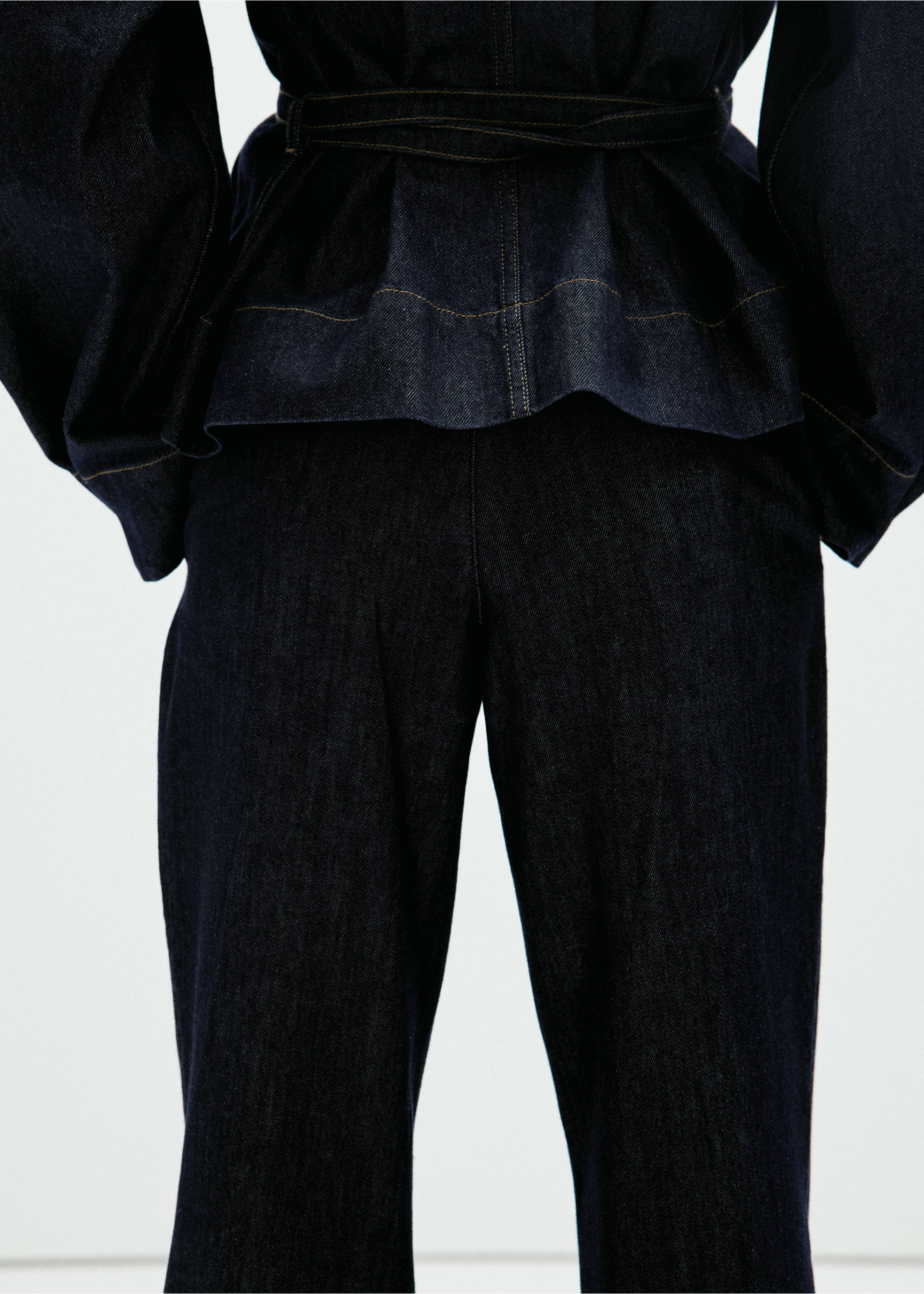 Mid-rise denim jeans - Details of the article 1, Open Blue. Ref: 37074079-00.