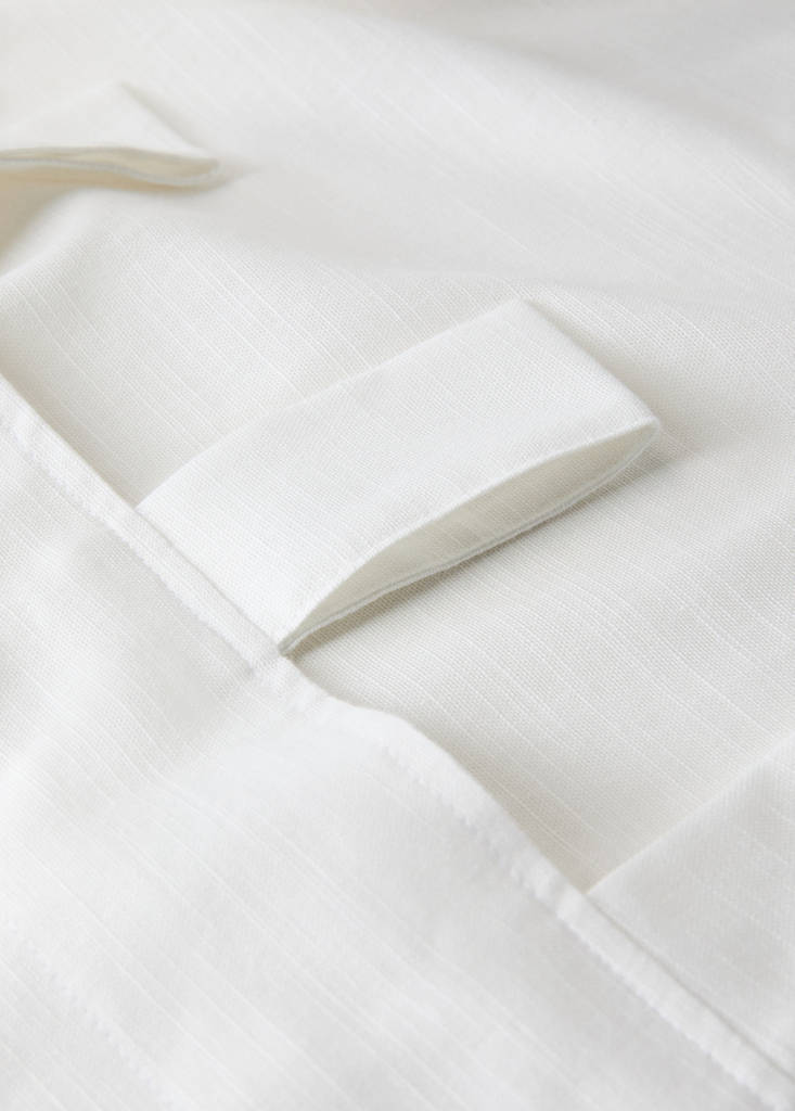 Medium-opacity cotton curtain — Off White