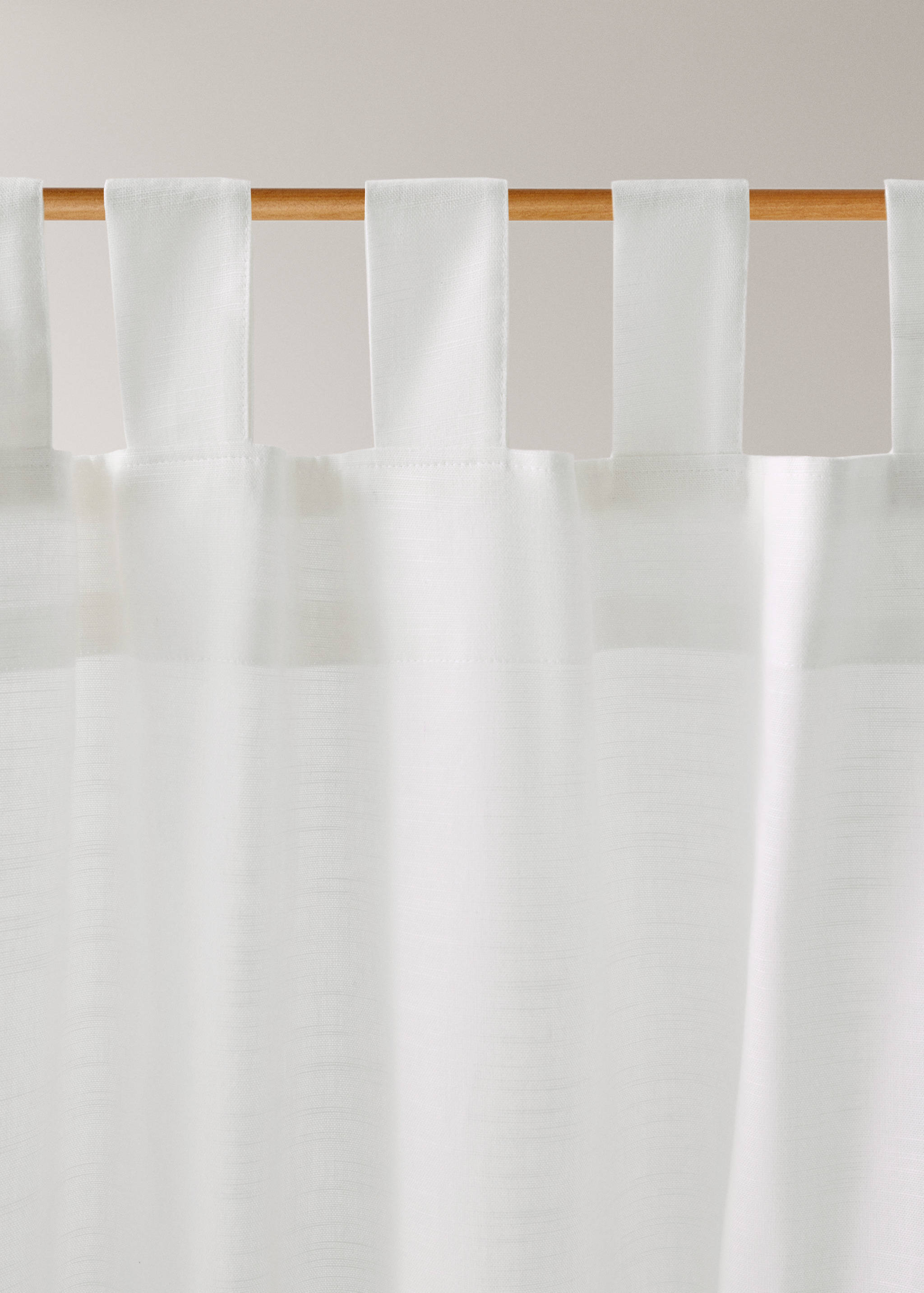 Medium-opacity cotton curtain - Details of the article 2