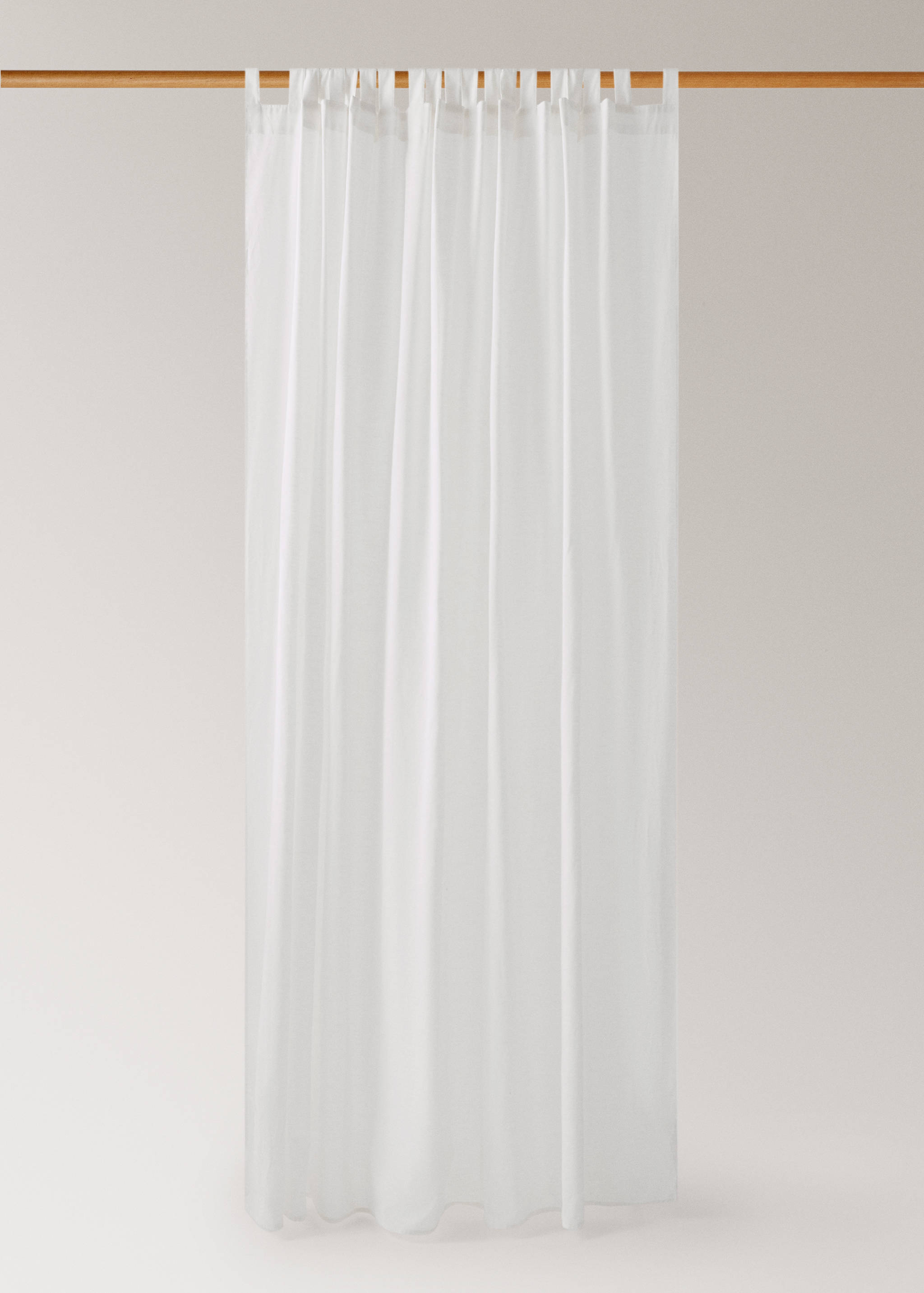 Medium-opacity cotton curtain - Article without model