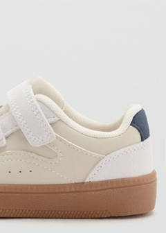 Velcro-strap sports shoes — White 4