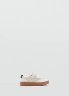 Velcro-strap sports shoes — White 1