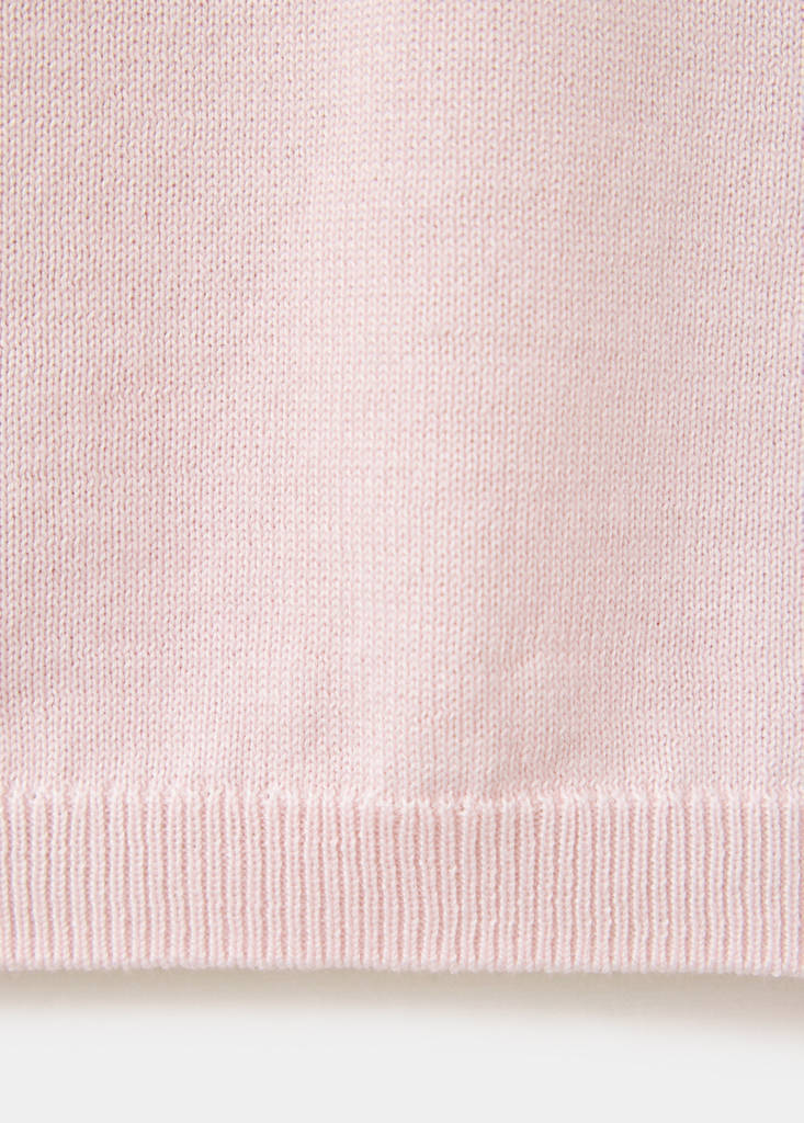 Lace knit top — Pastel Pink