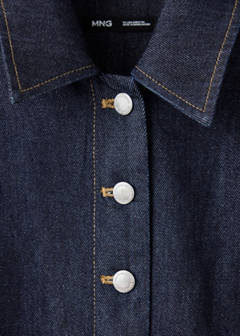 Short-sleeved denim jumpsuit — Open Blue 8