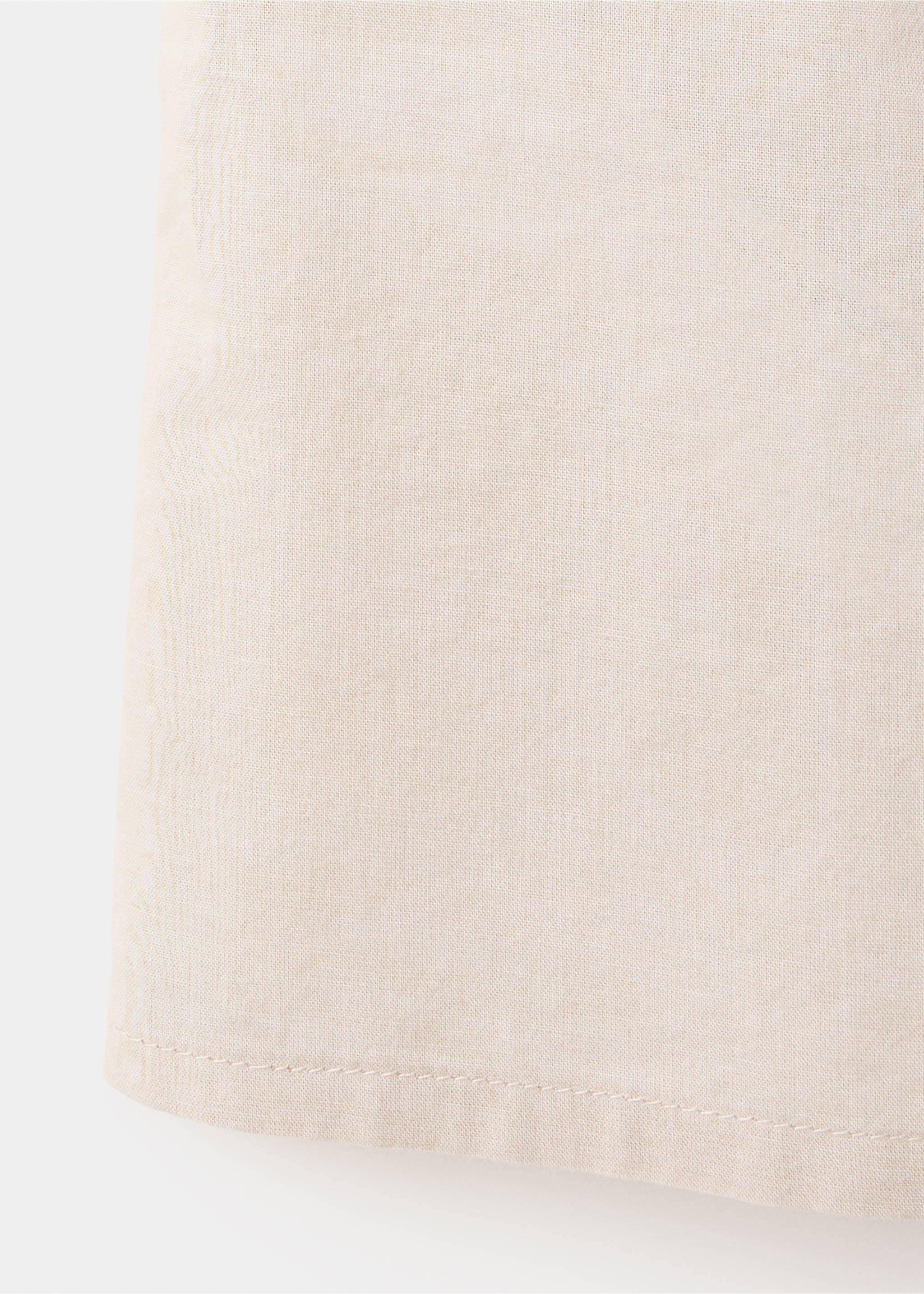 Cotton top with frill detail - Details of the article 0, Medium Brown. Ref: 37074091-00.