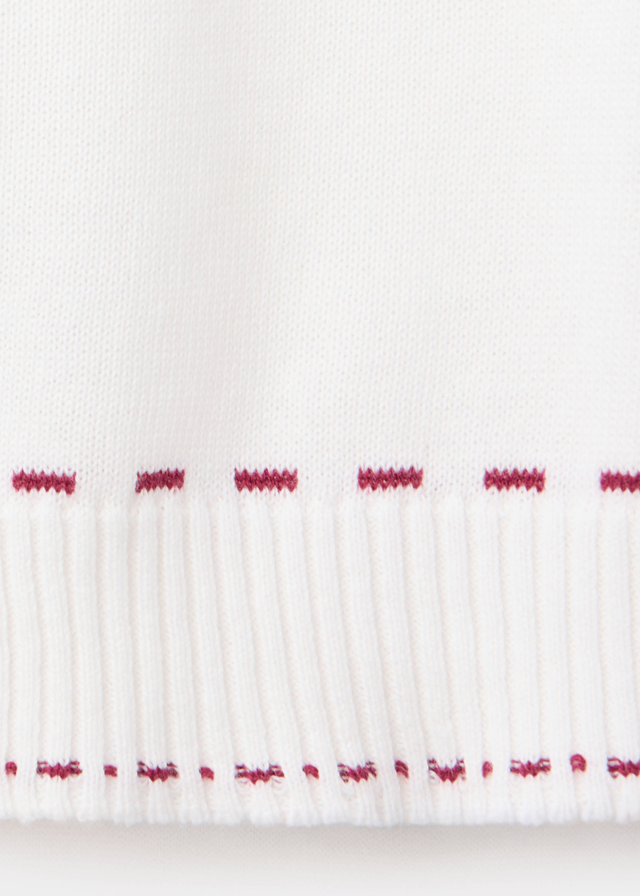 Contrast knit halter top - Details of the article 0