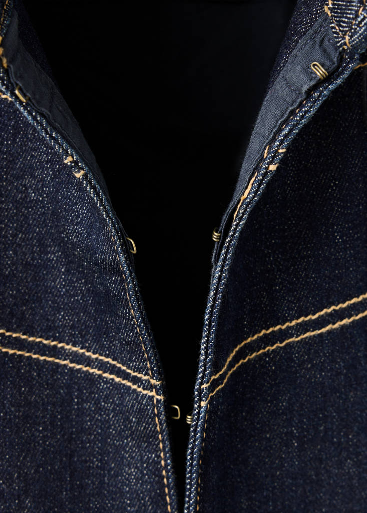 Denim jacket with decorative toggles - thumbnail 6