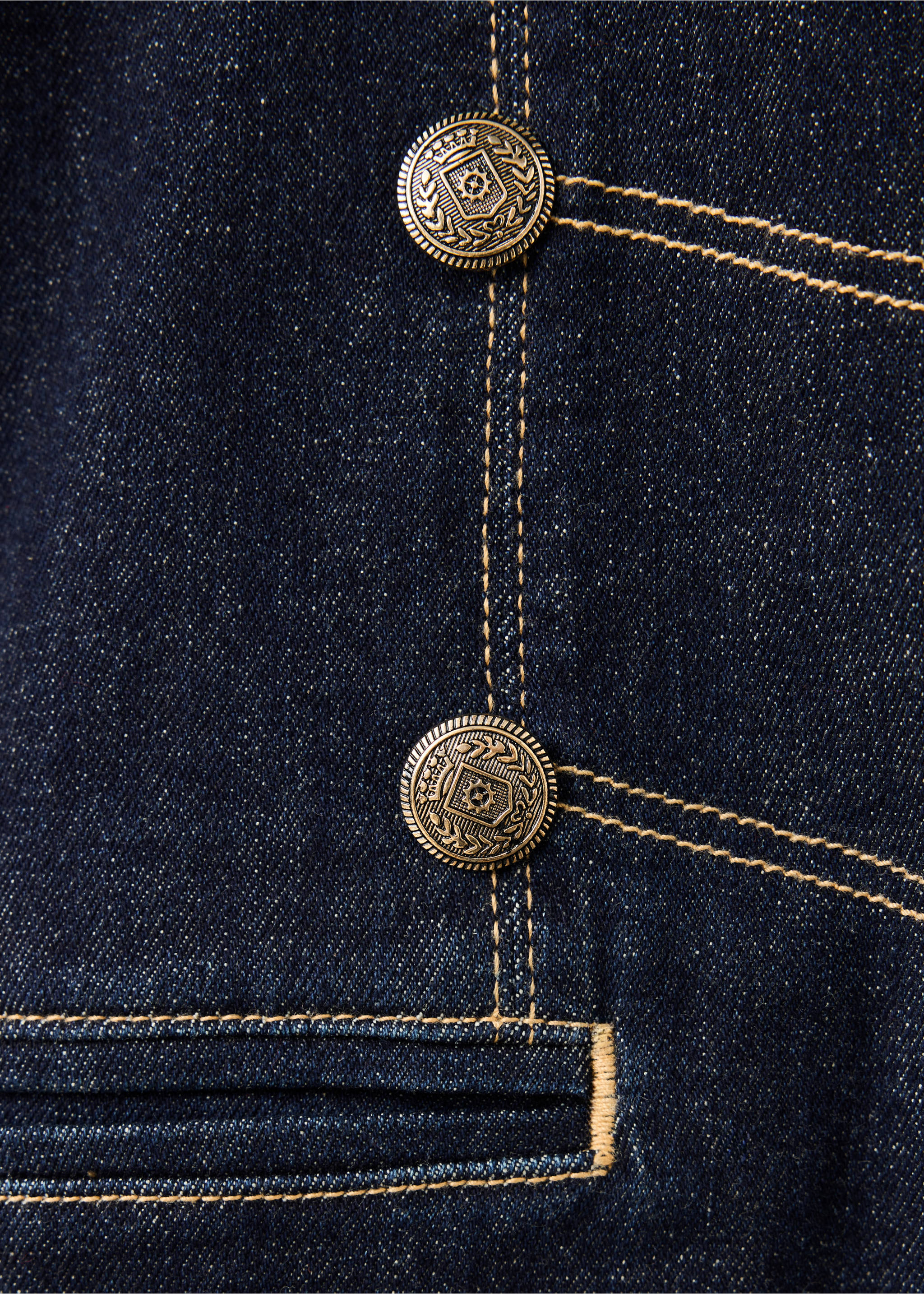 Jacket candela - Details of the article 0, Open Blue. Ref: 37074098-00.