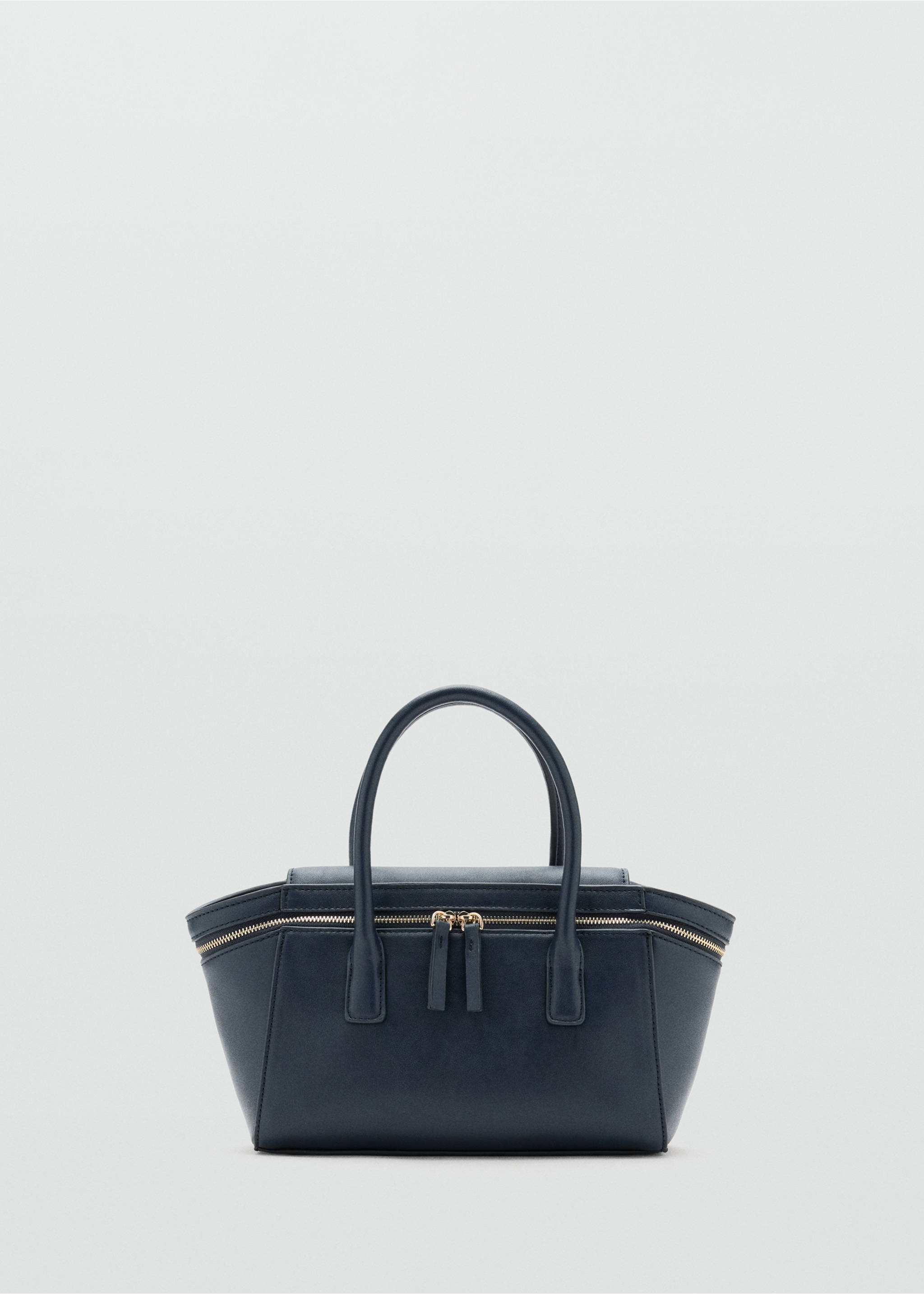 Handbag with zips - Article without model, Navy. Ref: 37074099-00.